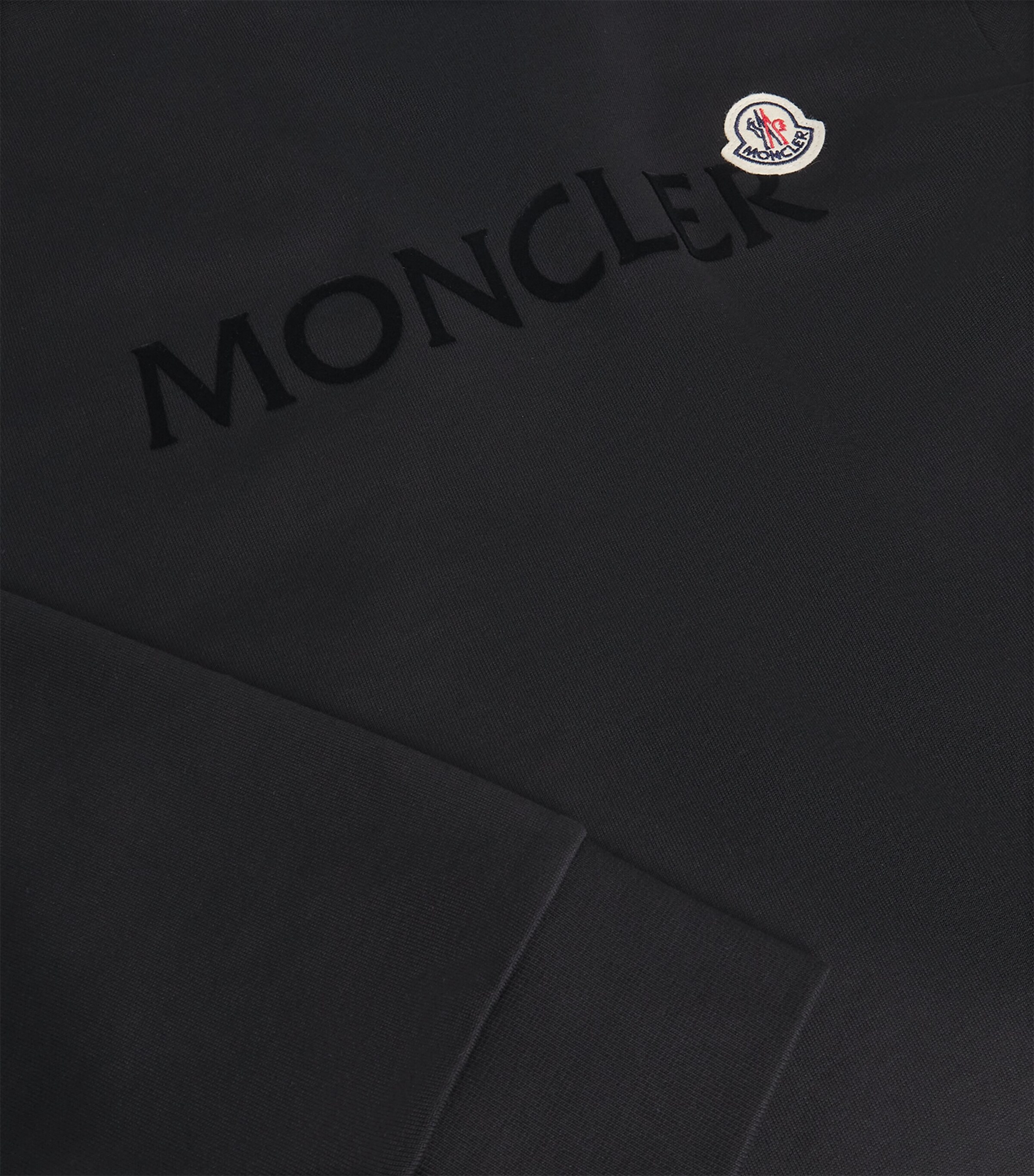 Moncler Mens Cotton Logo Sweatshirt Image 5