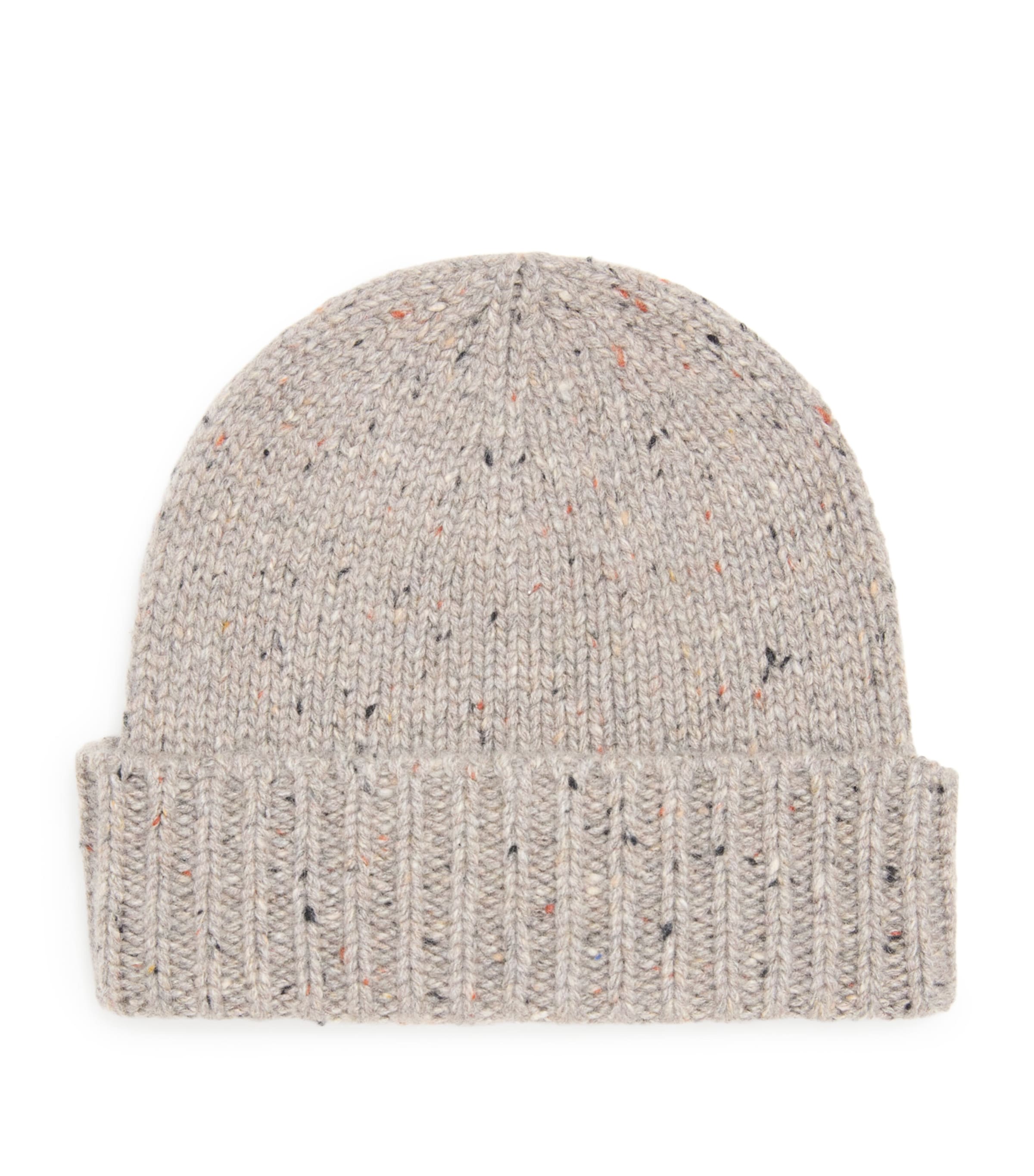 Johnstons Of Elgin Donegal Cashmere Beanie In Gray