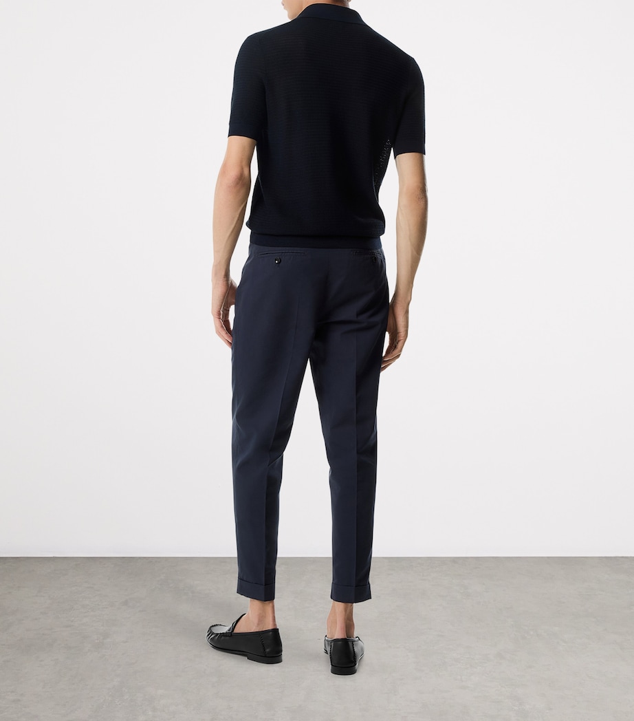 Cotton-Silk Tailored Trousers HB825 Image 3
