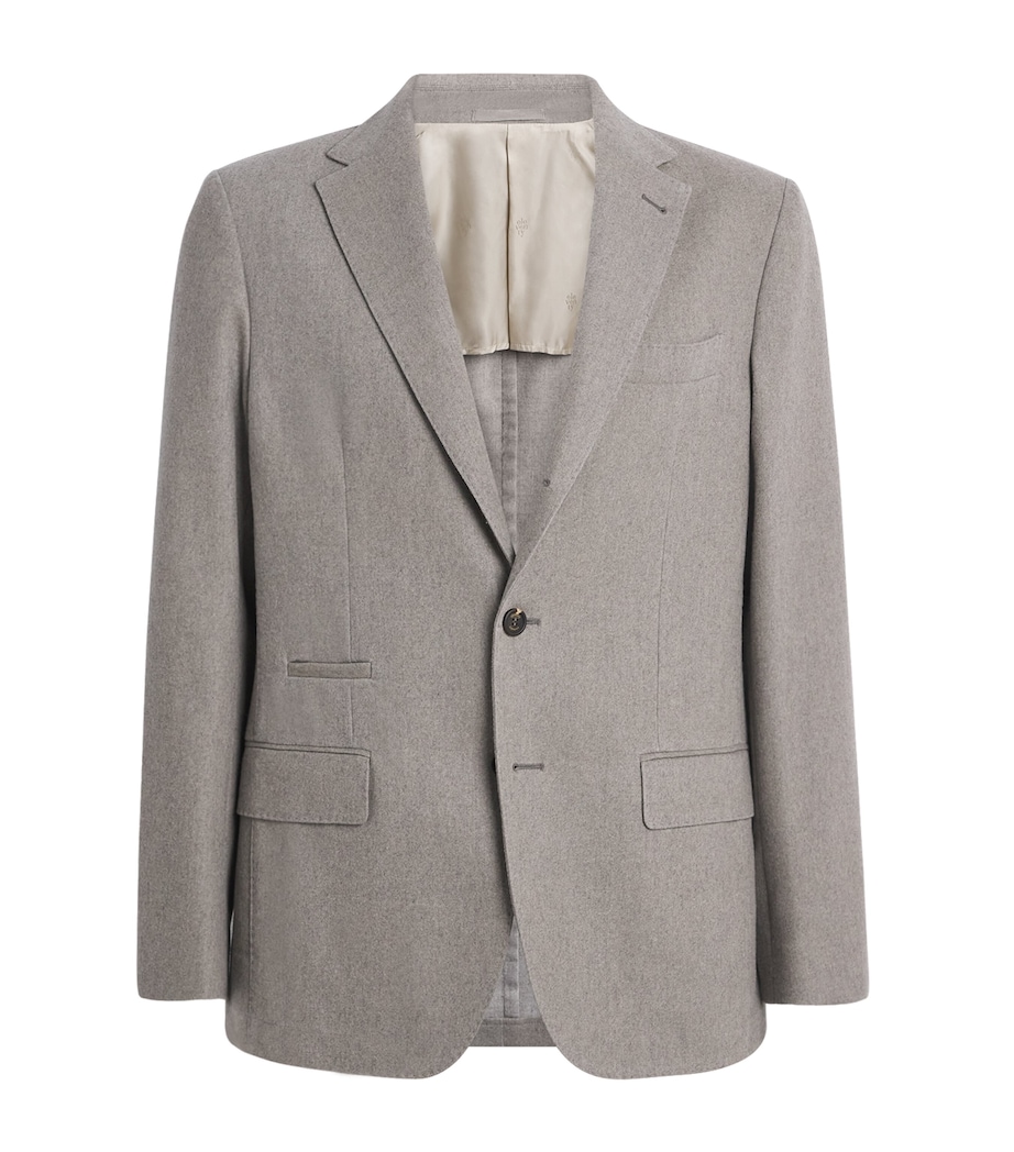 Wool Flannel Soft Blazer BEIGE WOOL Image 1