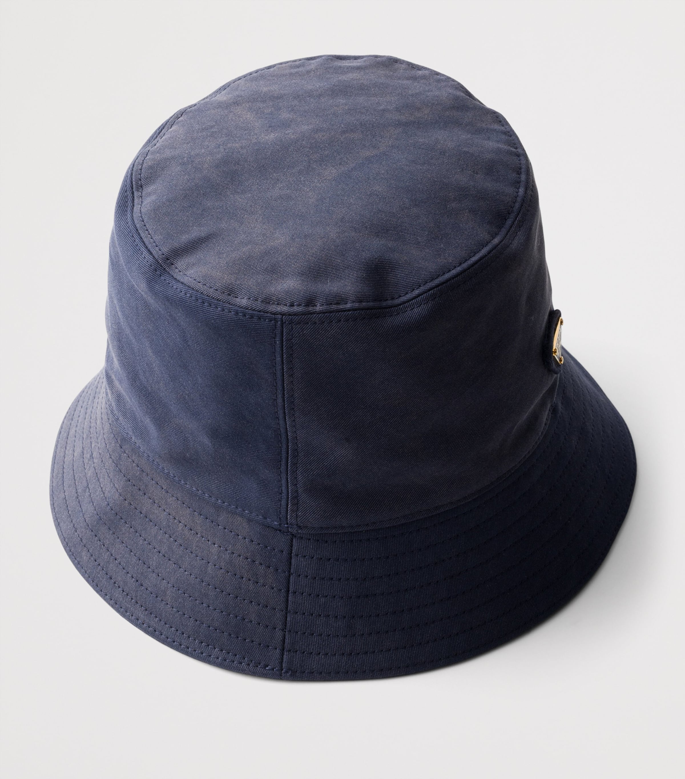 Prada Satin Bucket Hat Blue Image 2