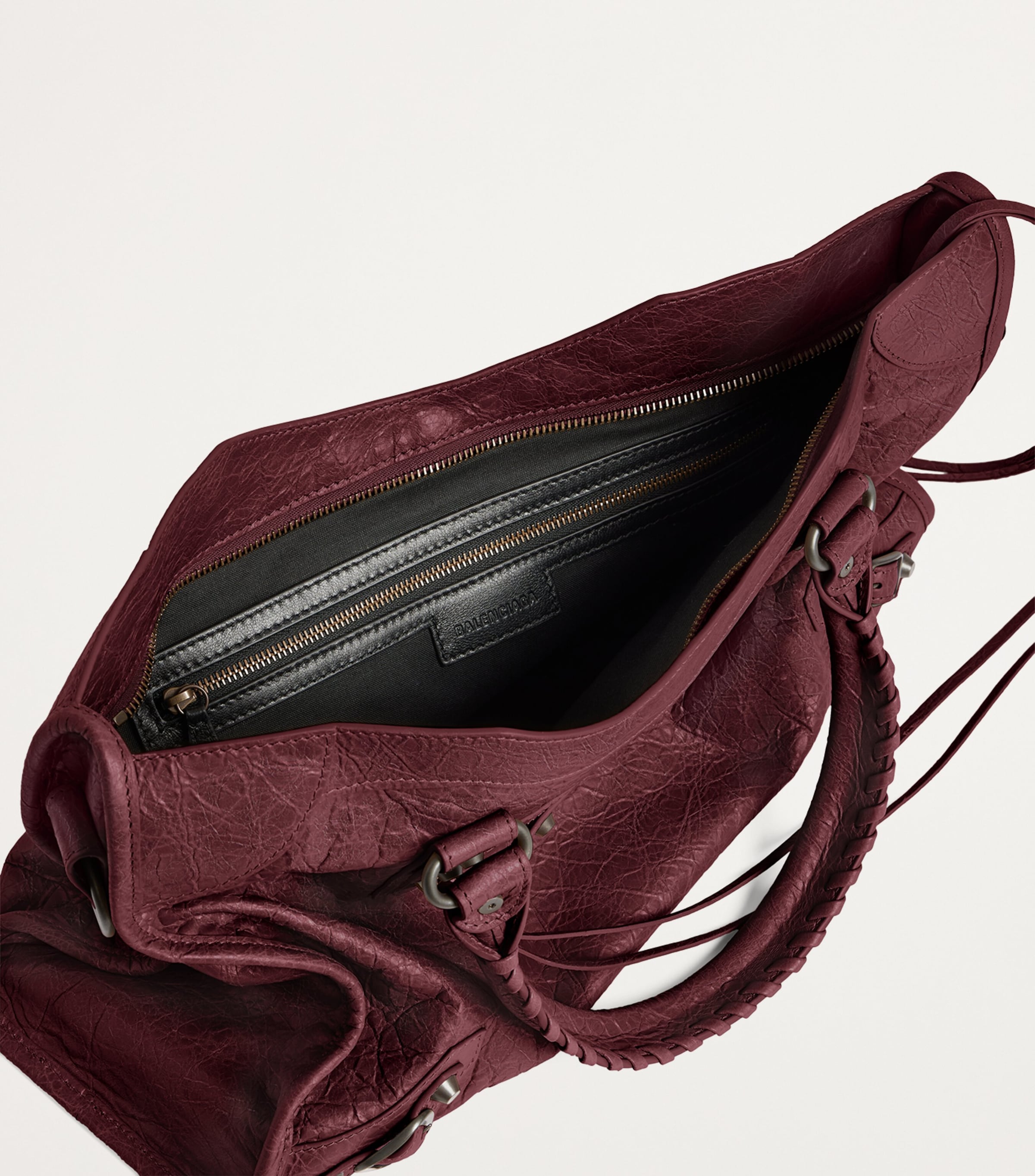 Medium Leather Le City Top-Handle Bag 6034 Image 5