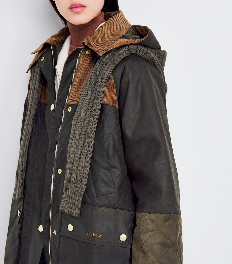 Imelda Wax Jacket ARCHVE OLVE/OLVE/BCH Image 6