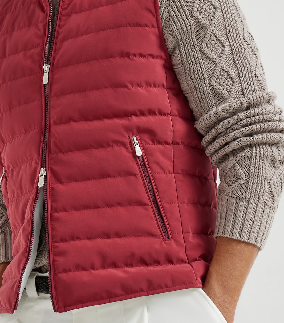Brunello Cucinelli Mens Water-Resistant Gilet Image 6