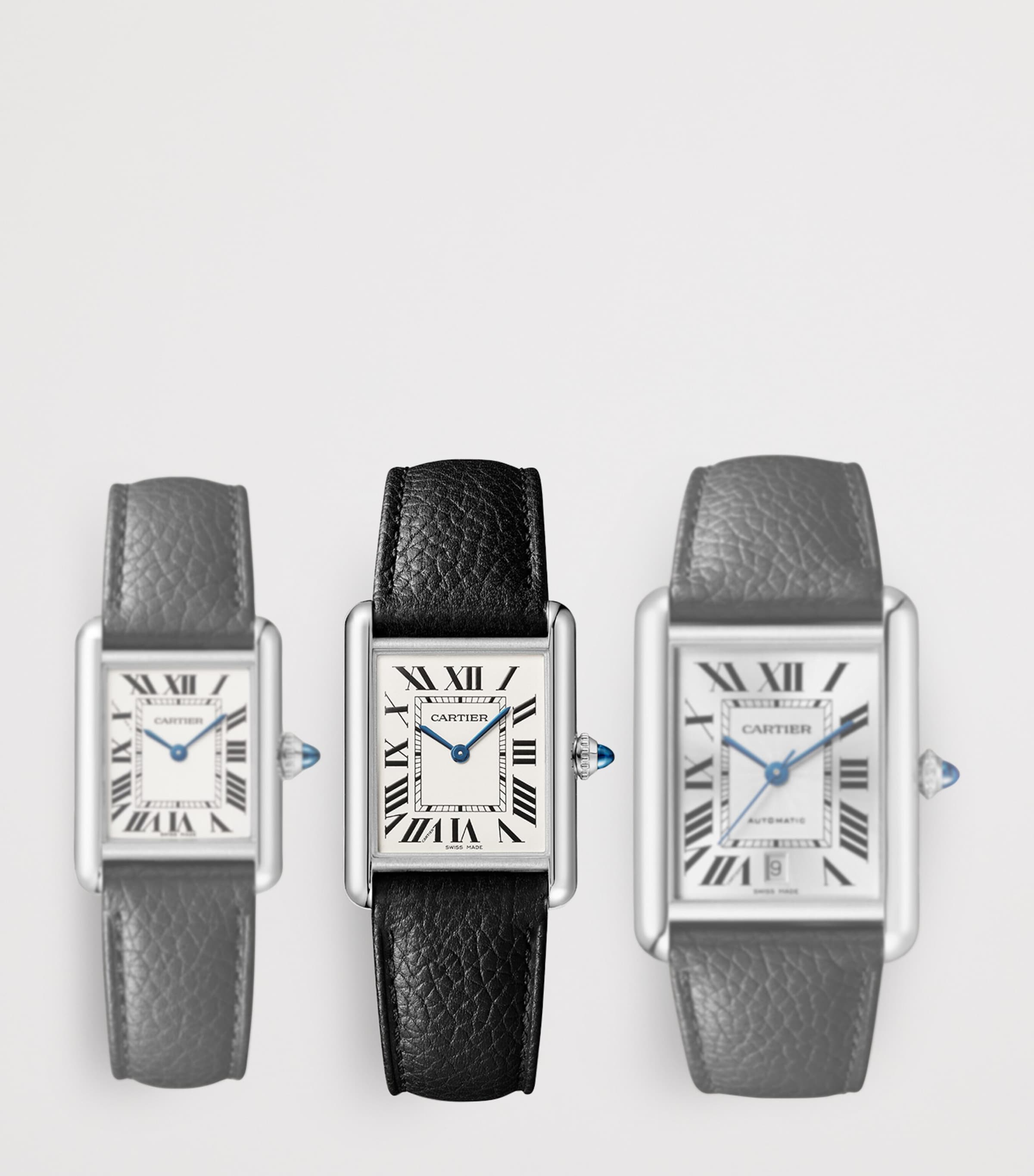 Large Stainless Steel Tank Must Watch 25.5mm SILVERED Image 4