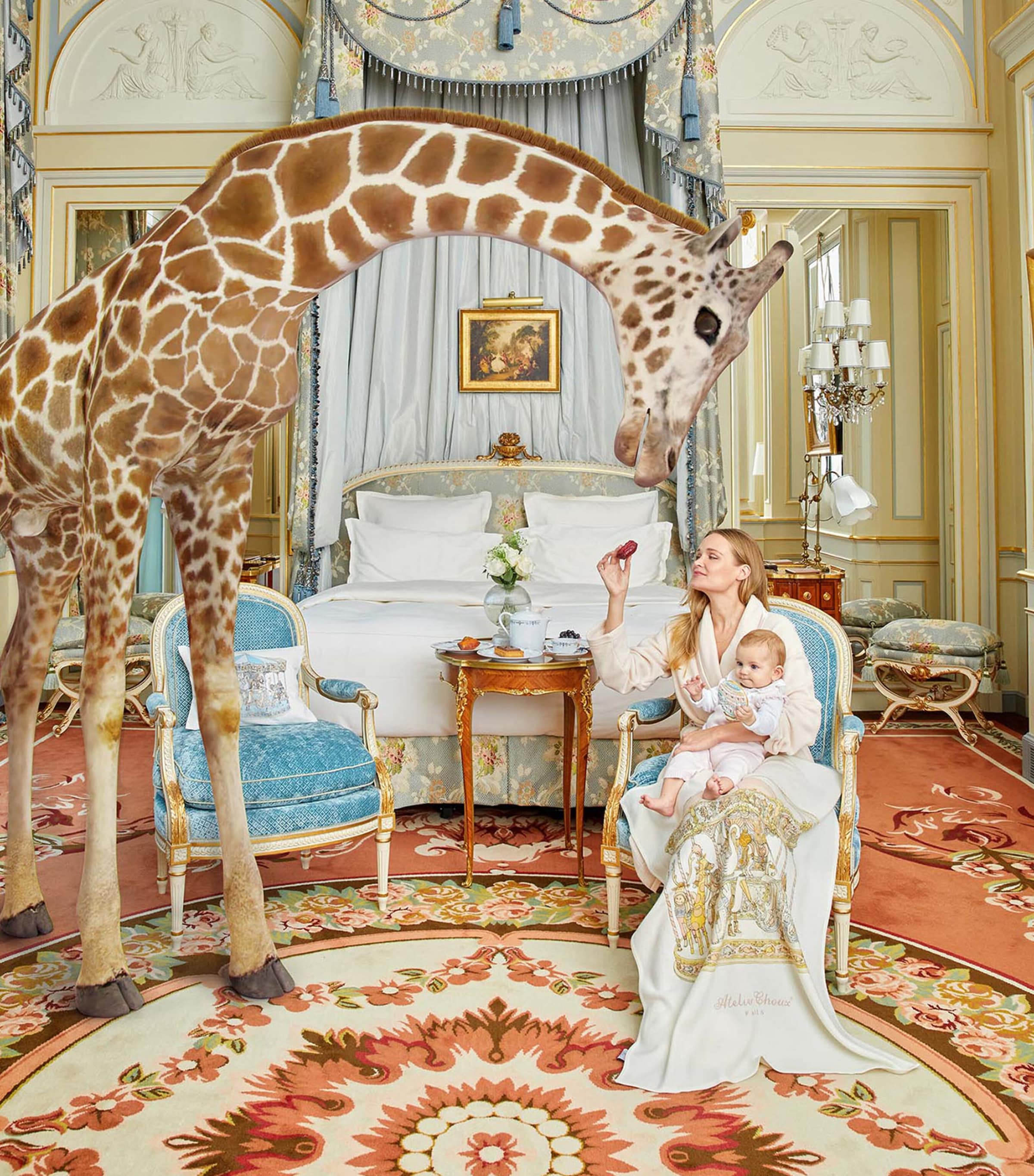 Carousel Blanket, Bib and Bag Gift Set MULTI Image 8