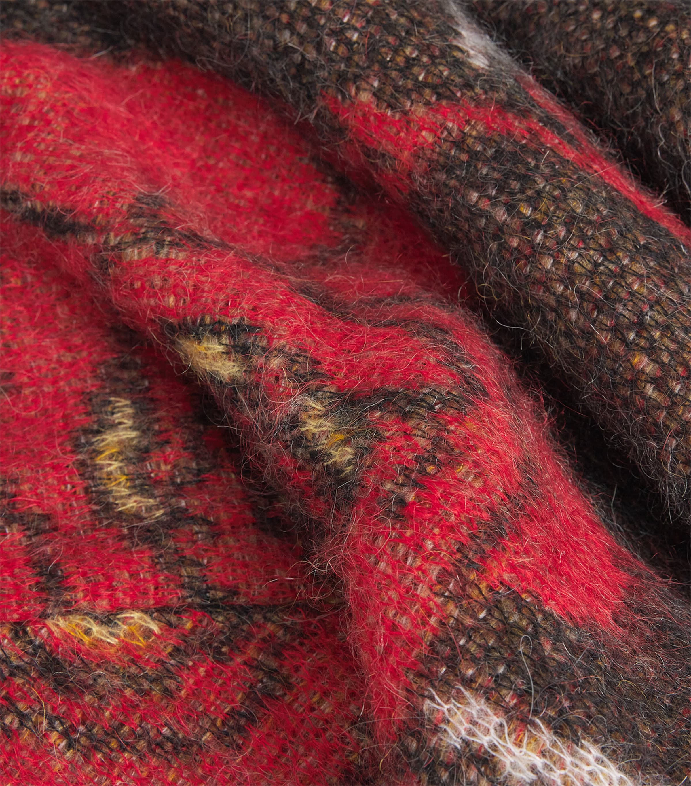 Mohair-Wool-Blend Floral Sweater BLACK Image 4