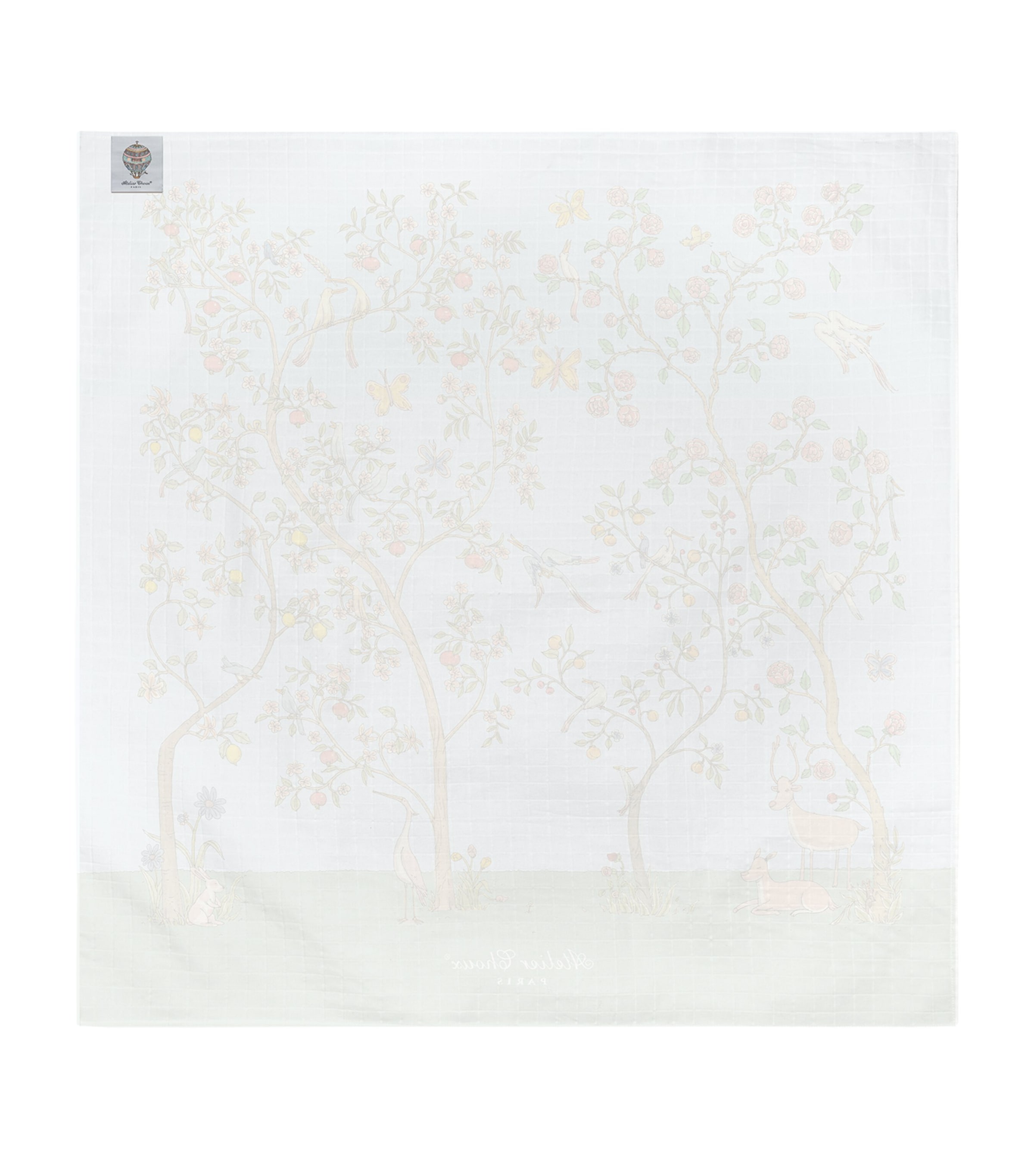 Cotton Bloom Swaddle BLUE Image 2