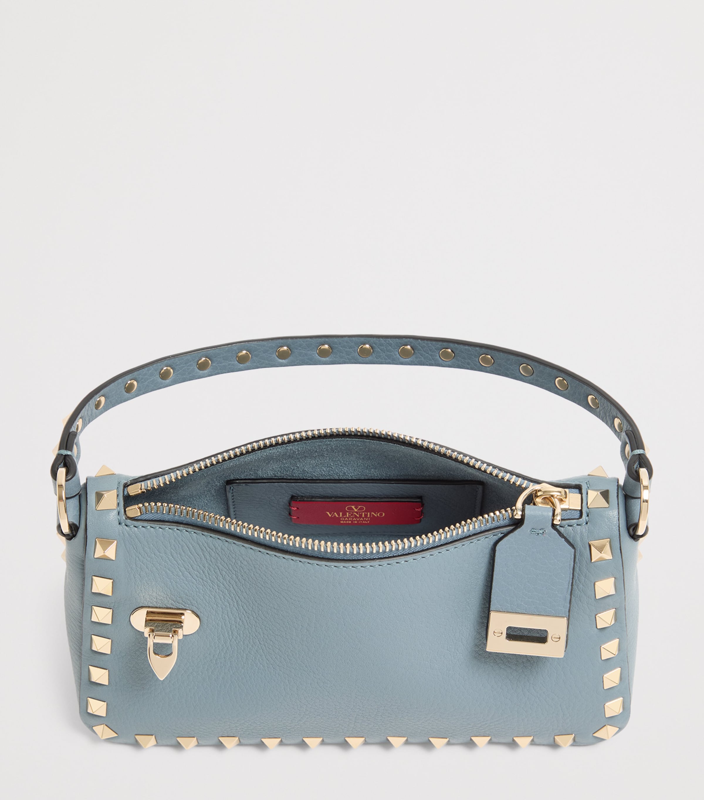 Small Leather Rockstud Shoulder Bag MXE Image 5