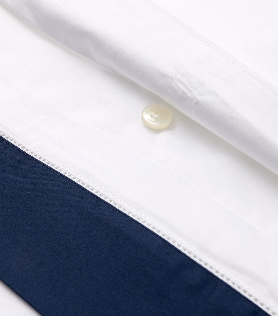 Cotton Langdon Double Duvet Cover (200cm x 200cm) NAVY Image 4