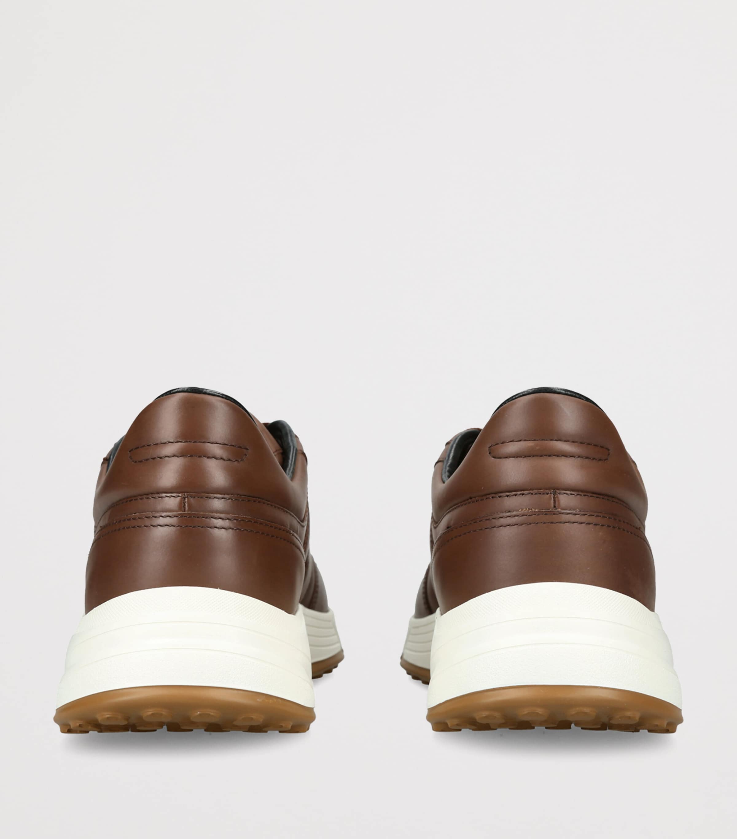 Hogan Leather Hyperlight Sneakers Dark Brown Image 4