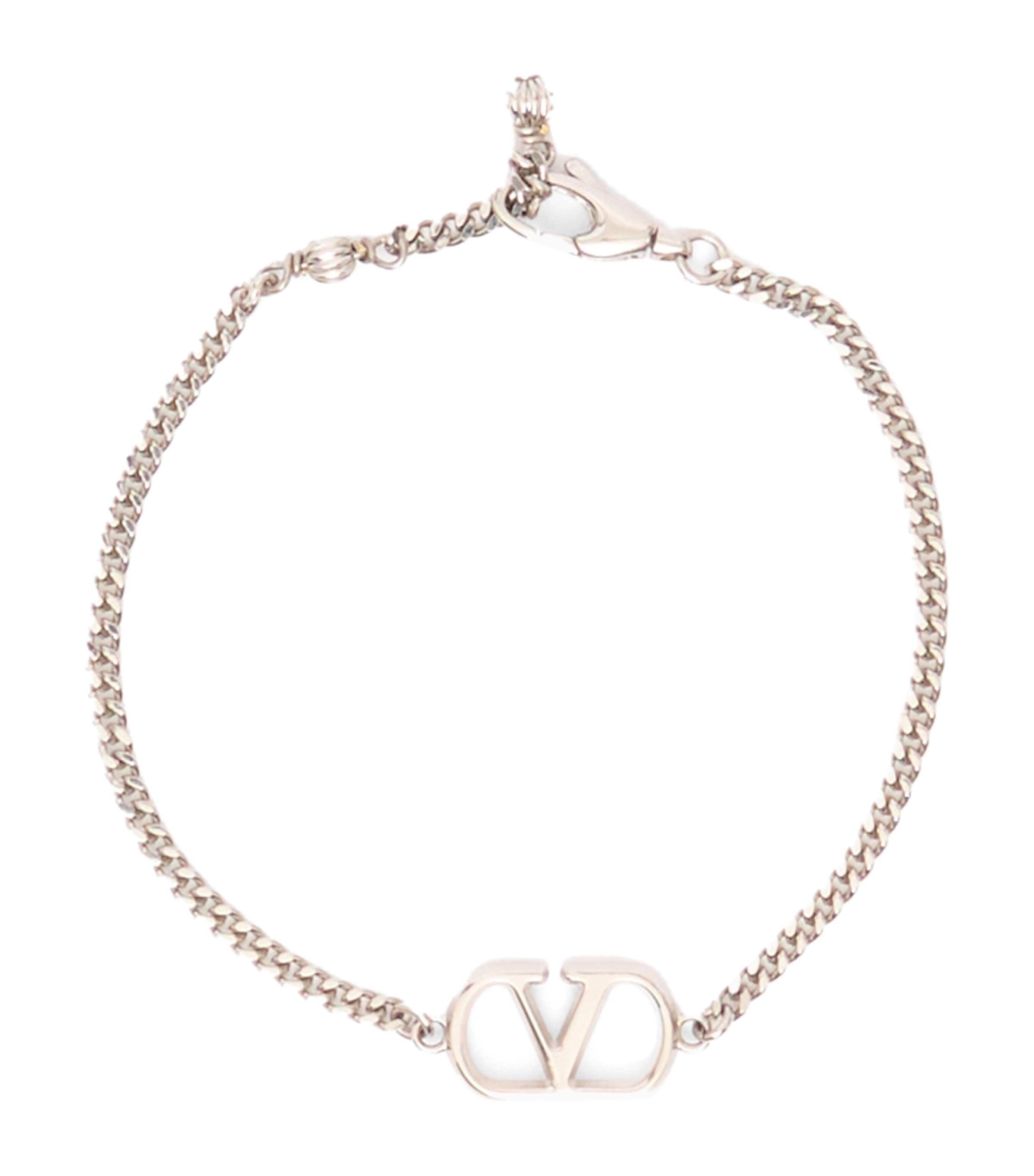 Valentino Garavani VLogo Signature Bracelet | Fashion Jewellery | Bracelets | Men Accessories | Jewellery | Designers | Valentino Garavani | Men Clothing | Knitwear | Cardigans | Women Clothing | Skirts | Mini Skirts | Women Shoes | Boots | Biker Boots
