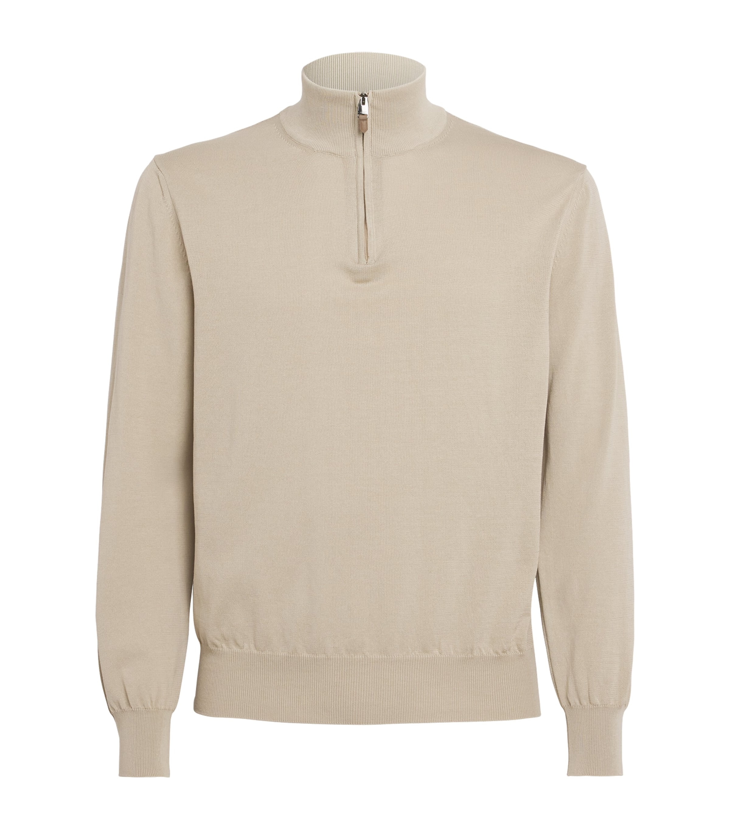 Cotton Half-Zip Sweater 705 Image 1