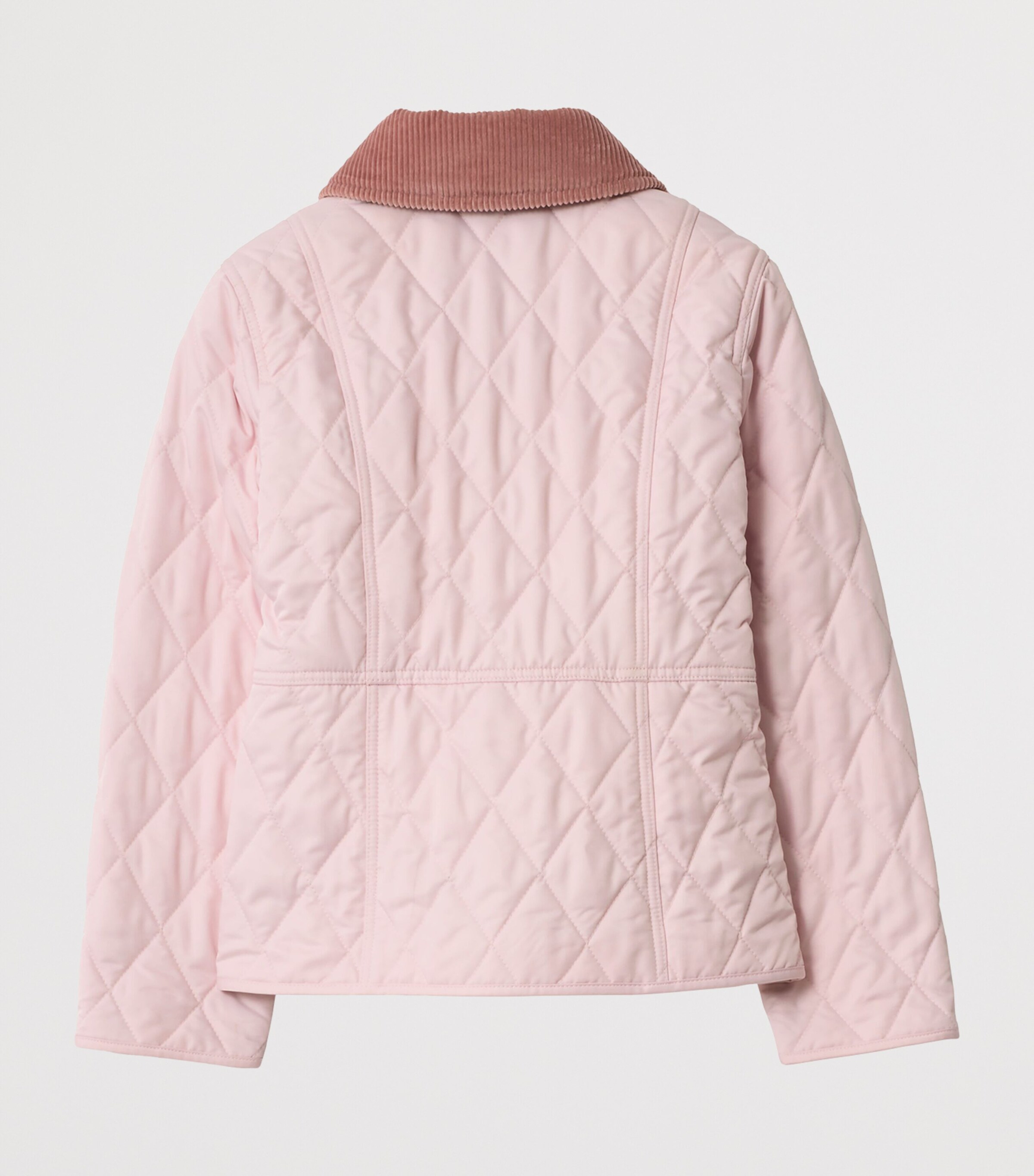 Corduroy-Collar Quilted Jacket (2-12 Years) LIGHT PINK Image 2