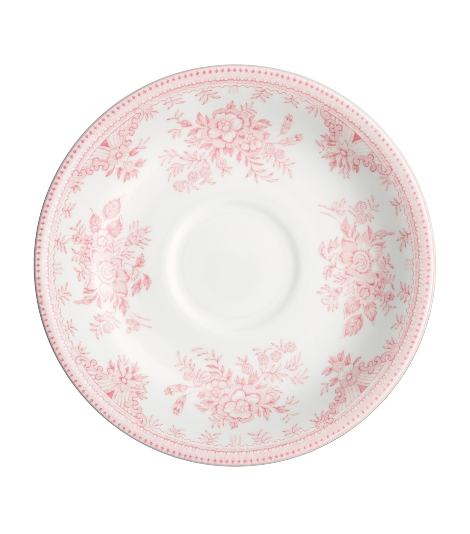 Burleigh Pink Asiatic Pheasants Teacup and Saucer Pink Image 3
