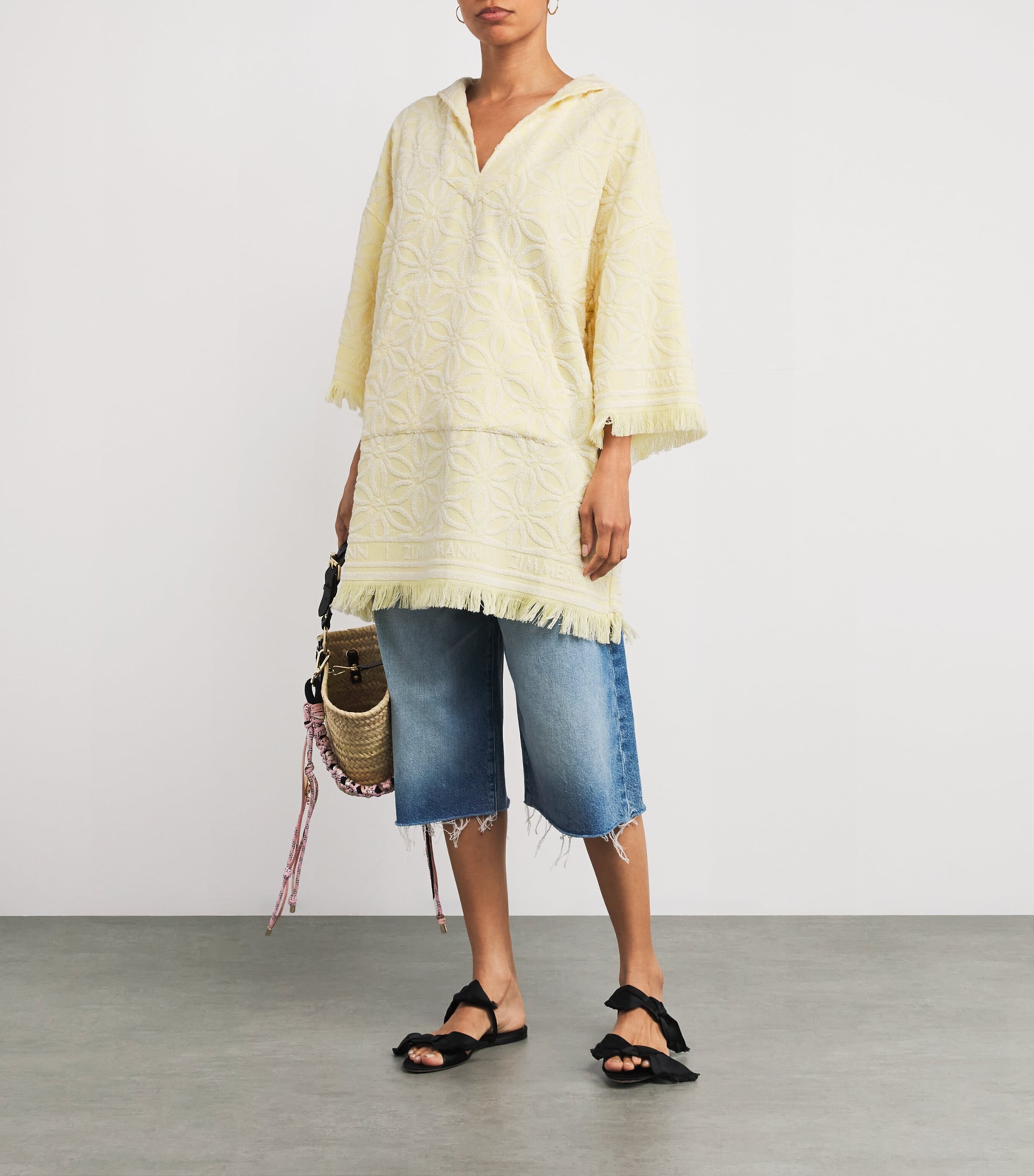 Zimmermann Cotton Towelling Coco Hooded Mini Dress | Harrods US