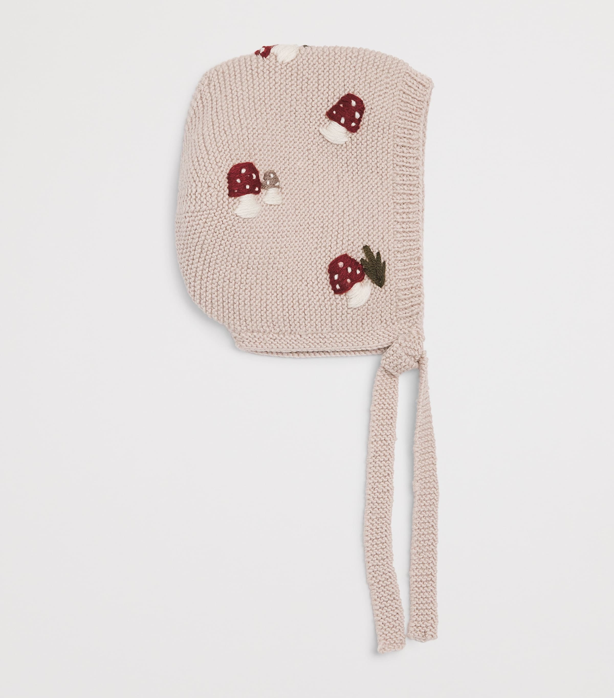 Merino Wool Mushroom Bonnet (0-24 Months) OATS Image 2