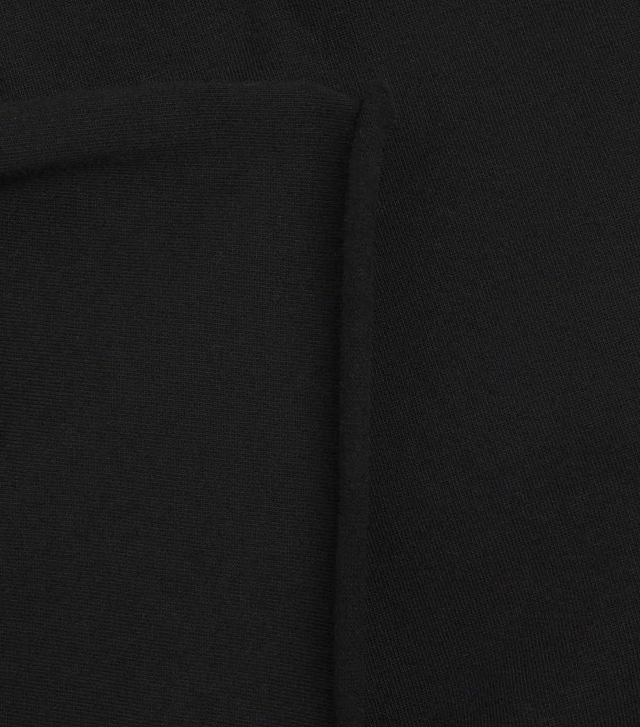 Rick Owens Mens Cotton Tommy T-Shirt Black/ Image 5