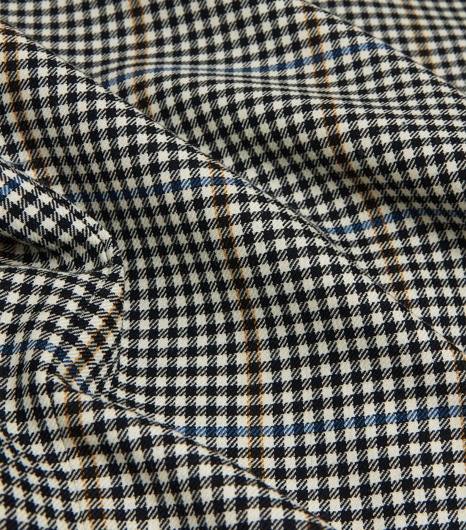 Merino Wool Gingham Cavendish Blazer 101IVORY Image 4