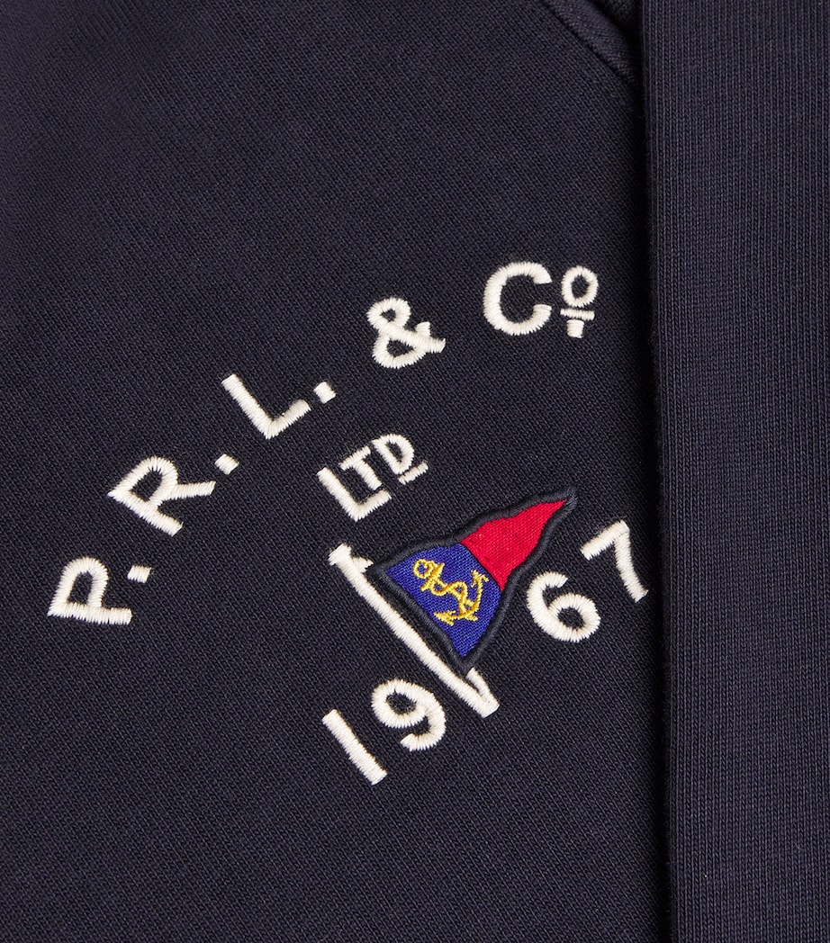 Polo Ralph Lauren Mens Cotton Logo Rugby Shirt Navy Image 5