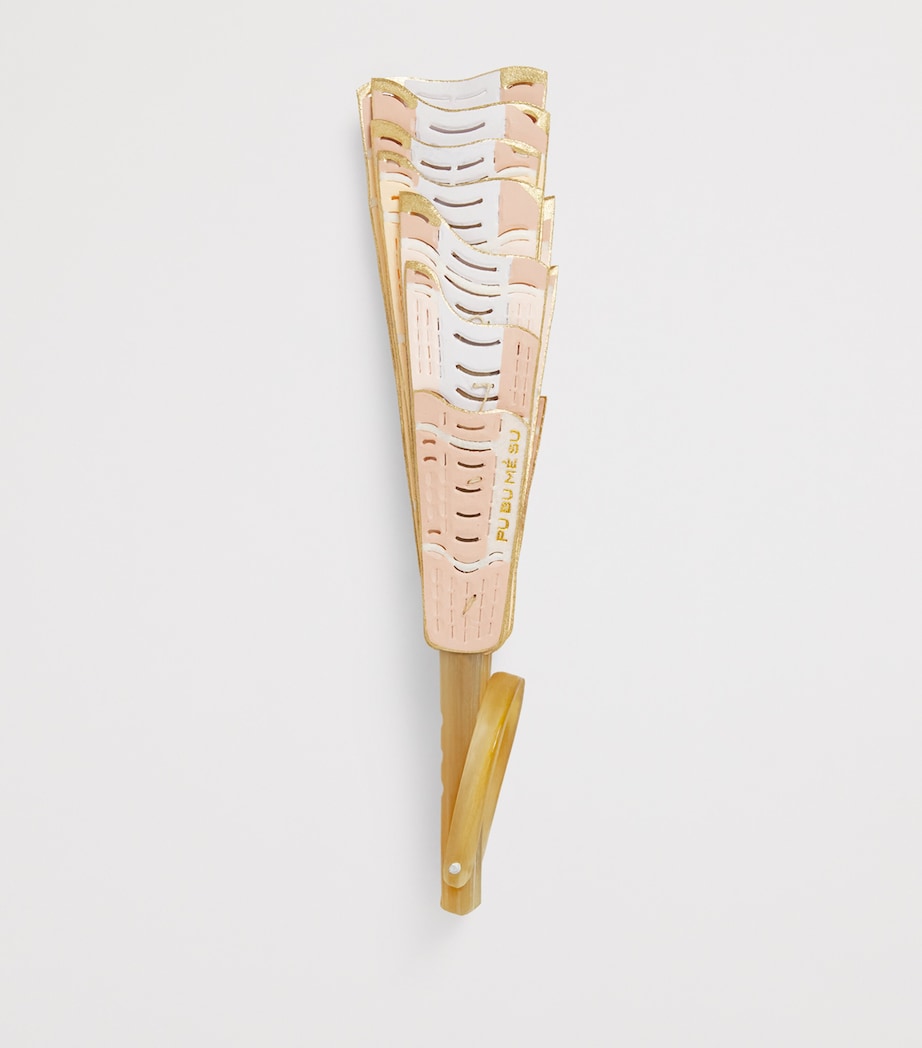 Small Open Scallop Shell Fan PINK Image 2