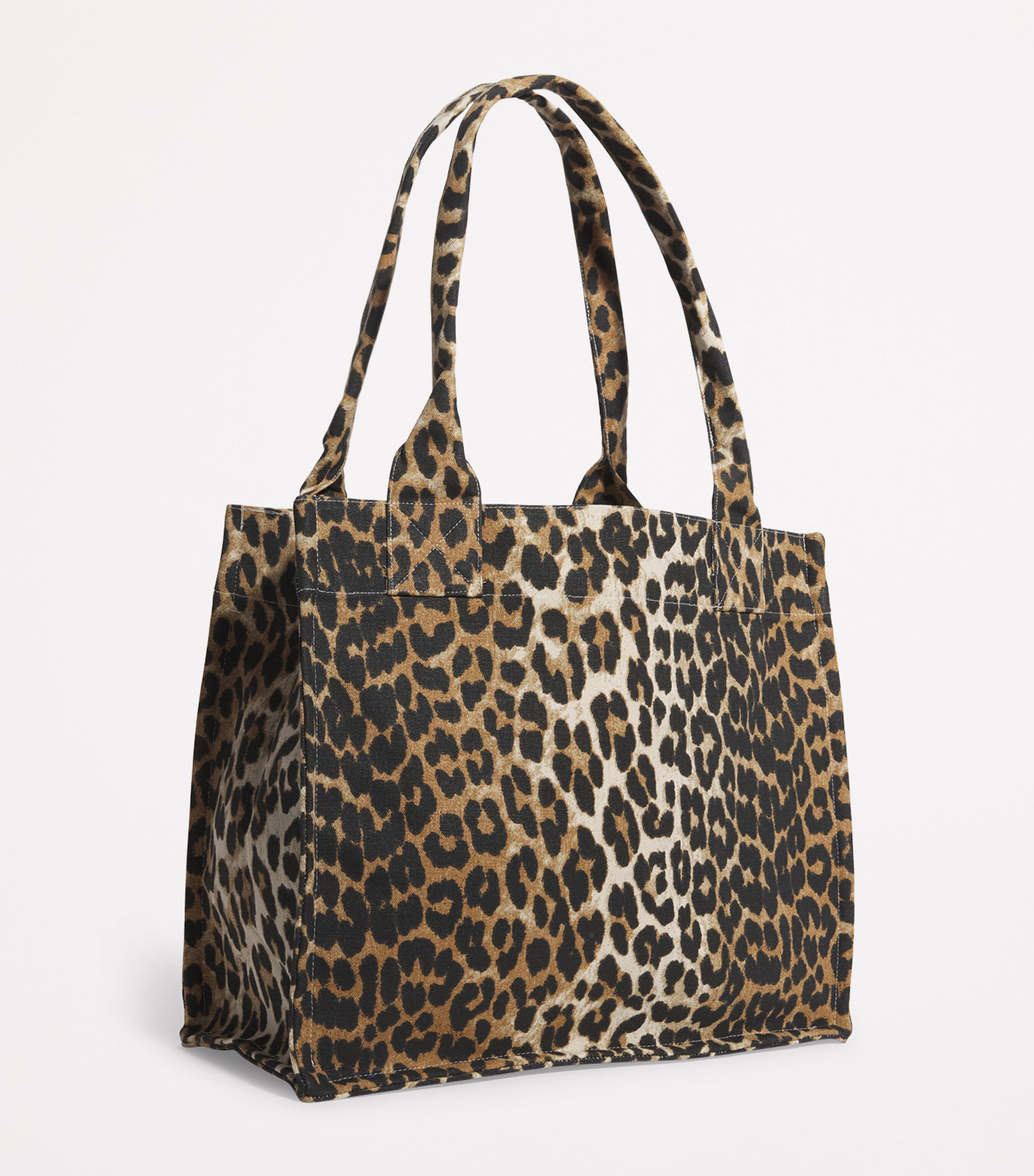 トートバッグ Ganni Borsa Tote Leopardata Leopard Leopard XXL Tote | GANNI US