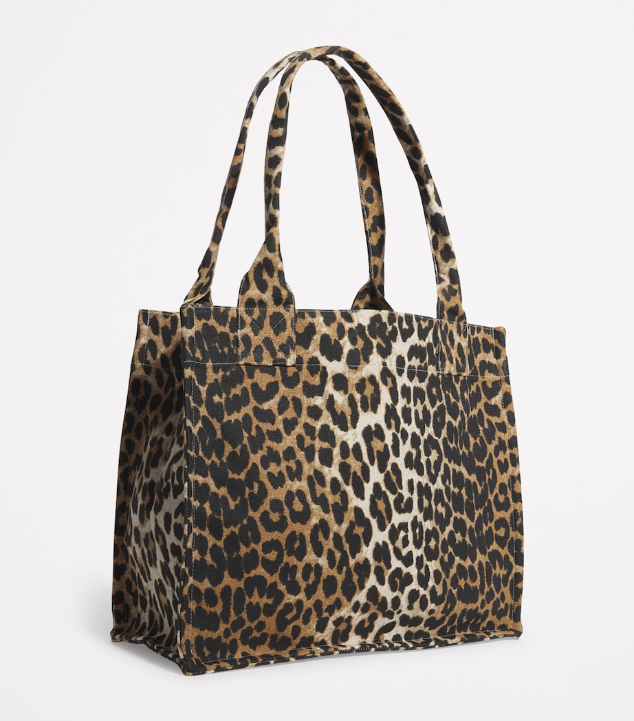 Large Leopard Easy Tote Bag LEOPARD Image 3