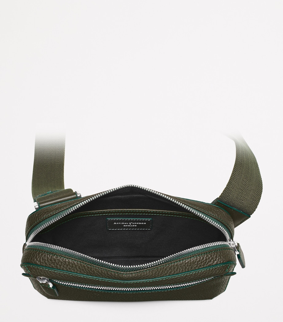 Leather Reporter Compact Belt Bag FORESTGREEN Image 5