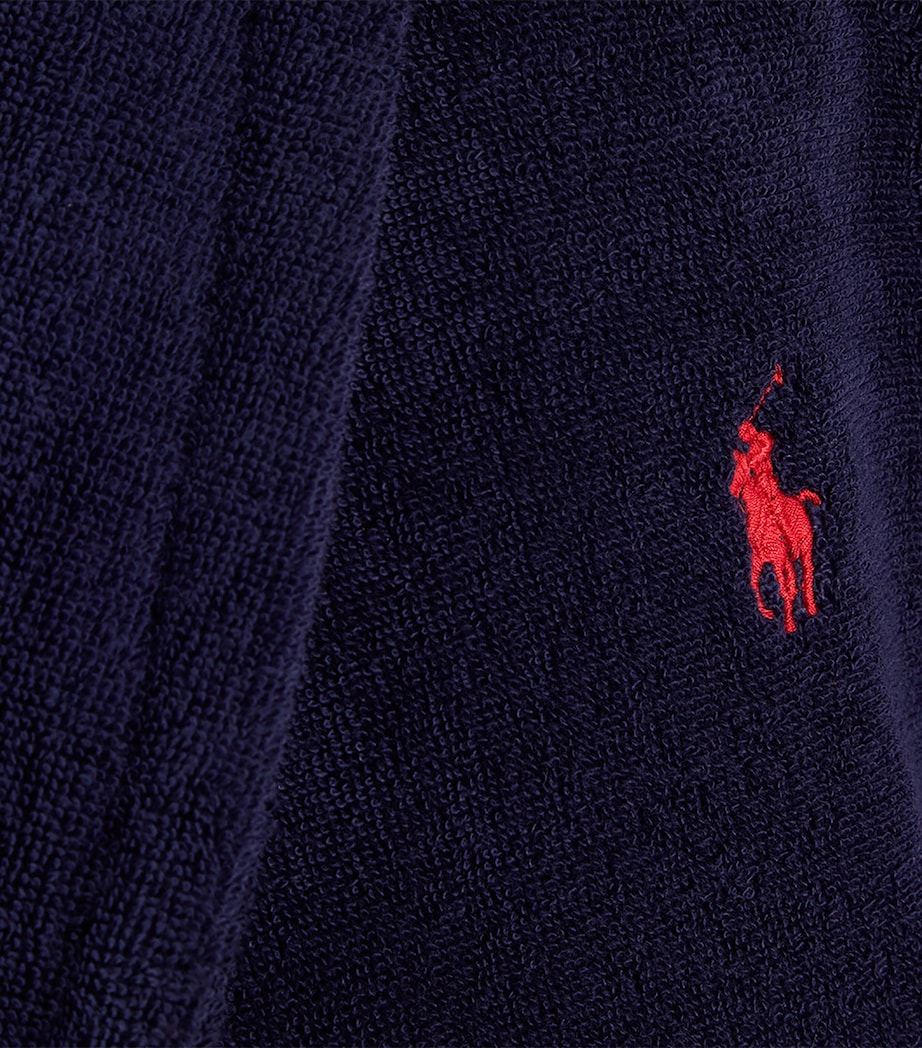 Polo Player Bath Robe NEWPORT NAVY Image 7