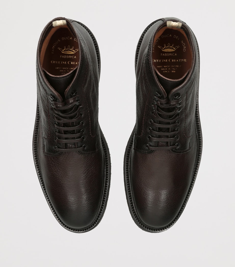 Leather Hopkins Flexi 203 Boots DARK BROWN Image 4
