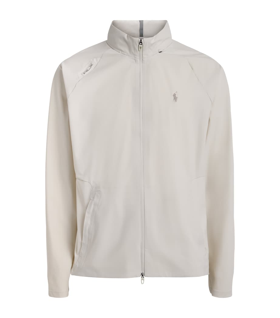 RLX Ralph Lauren Mens Lightweight Hooded Jacket Stone Pebble Image 1