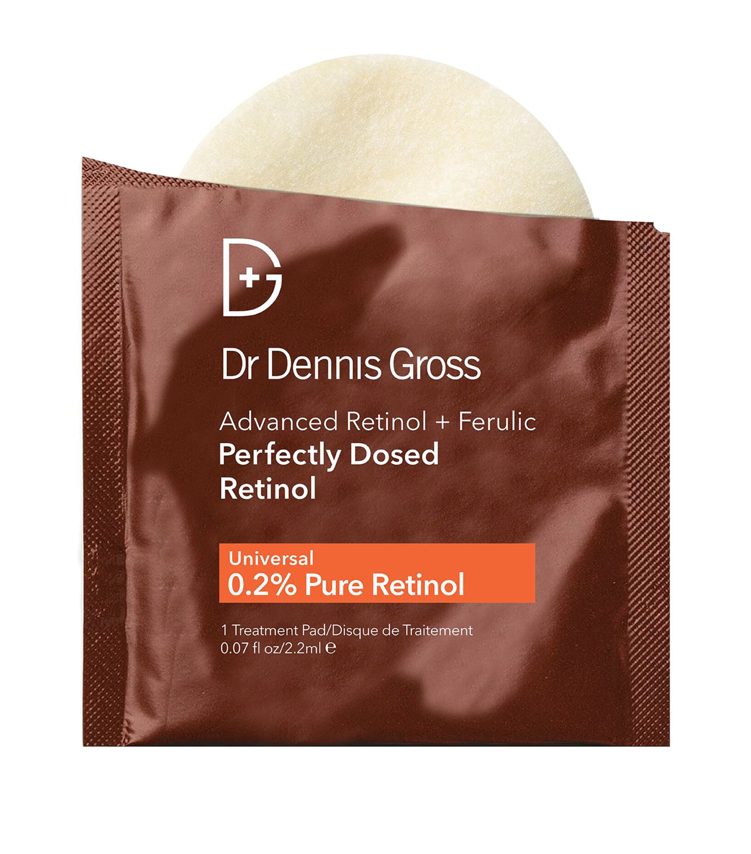 DR DENNIS GROSS ADVANCED RETINOL + FERULIC PERFECTLY DOSED RETINOL UNIVERSAL 0.2% TREATMENT PADS 