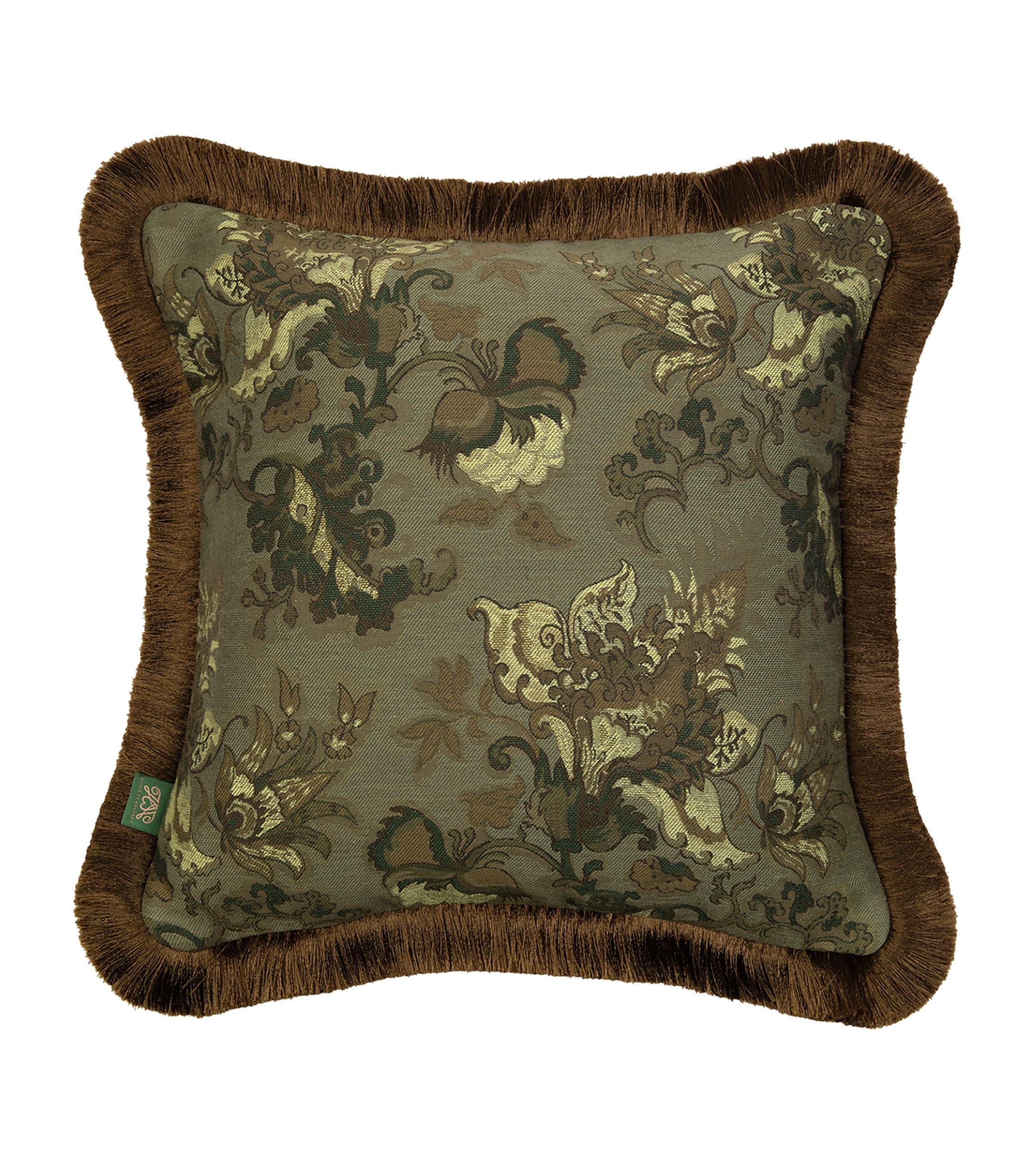 House Of Hackney Medium Persephone Cushion In Verdigris