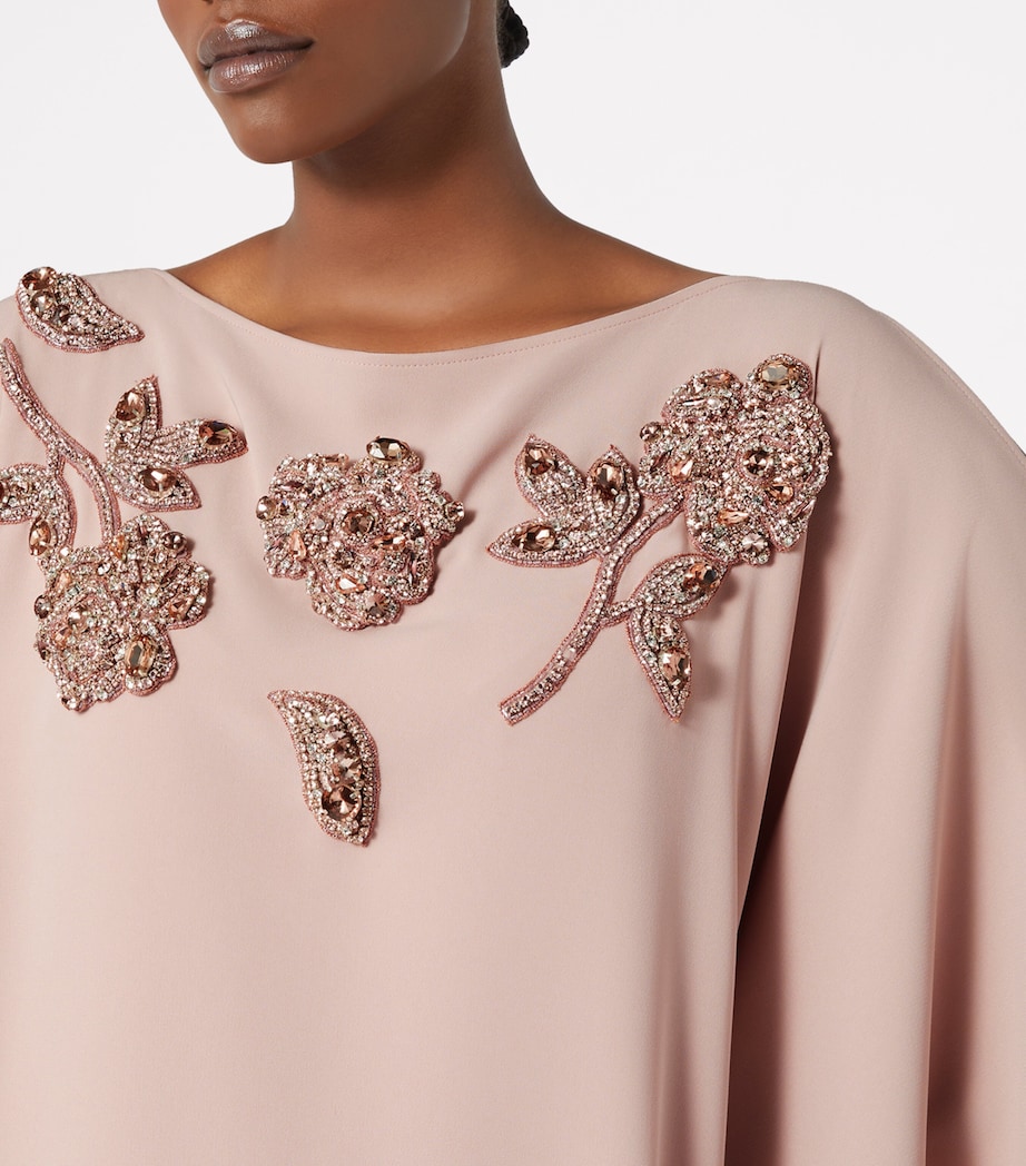 Crystal-Embellished Kaftan Maxi Dress PINK Image 5
