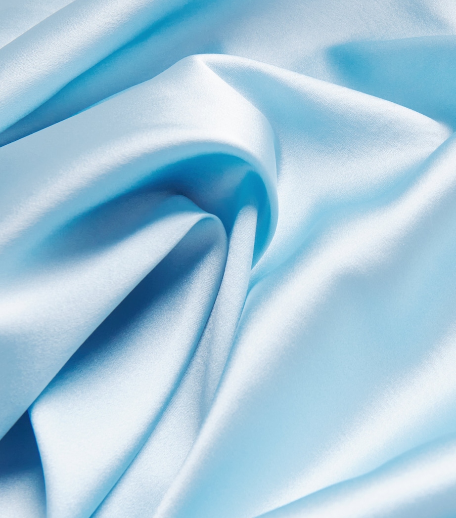 Silk-Blend Phare Midi Dress CLOUD CLD Image 5