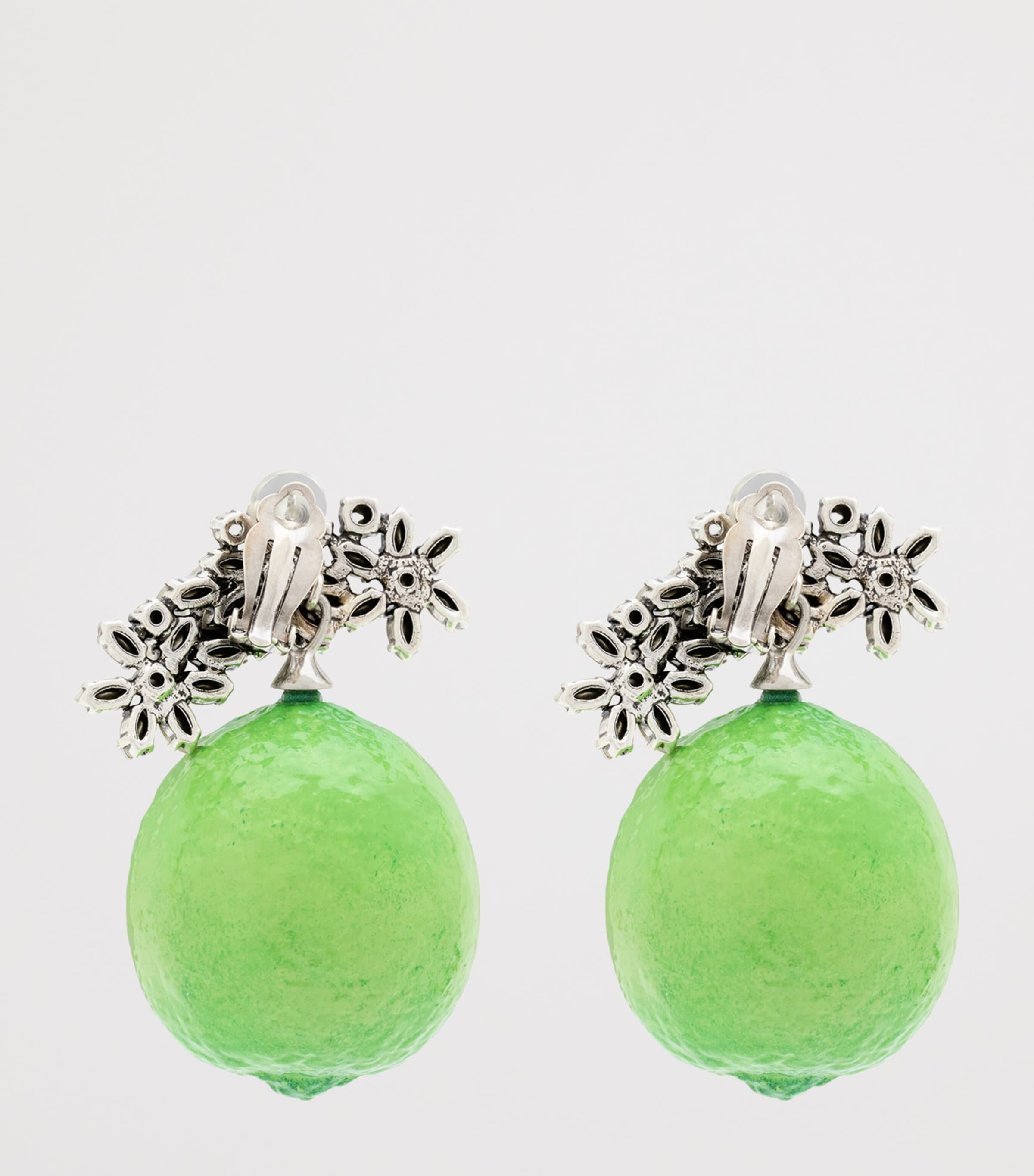 Embellished Lime Earrings 7924 Image 2