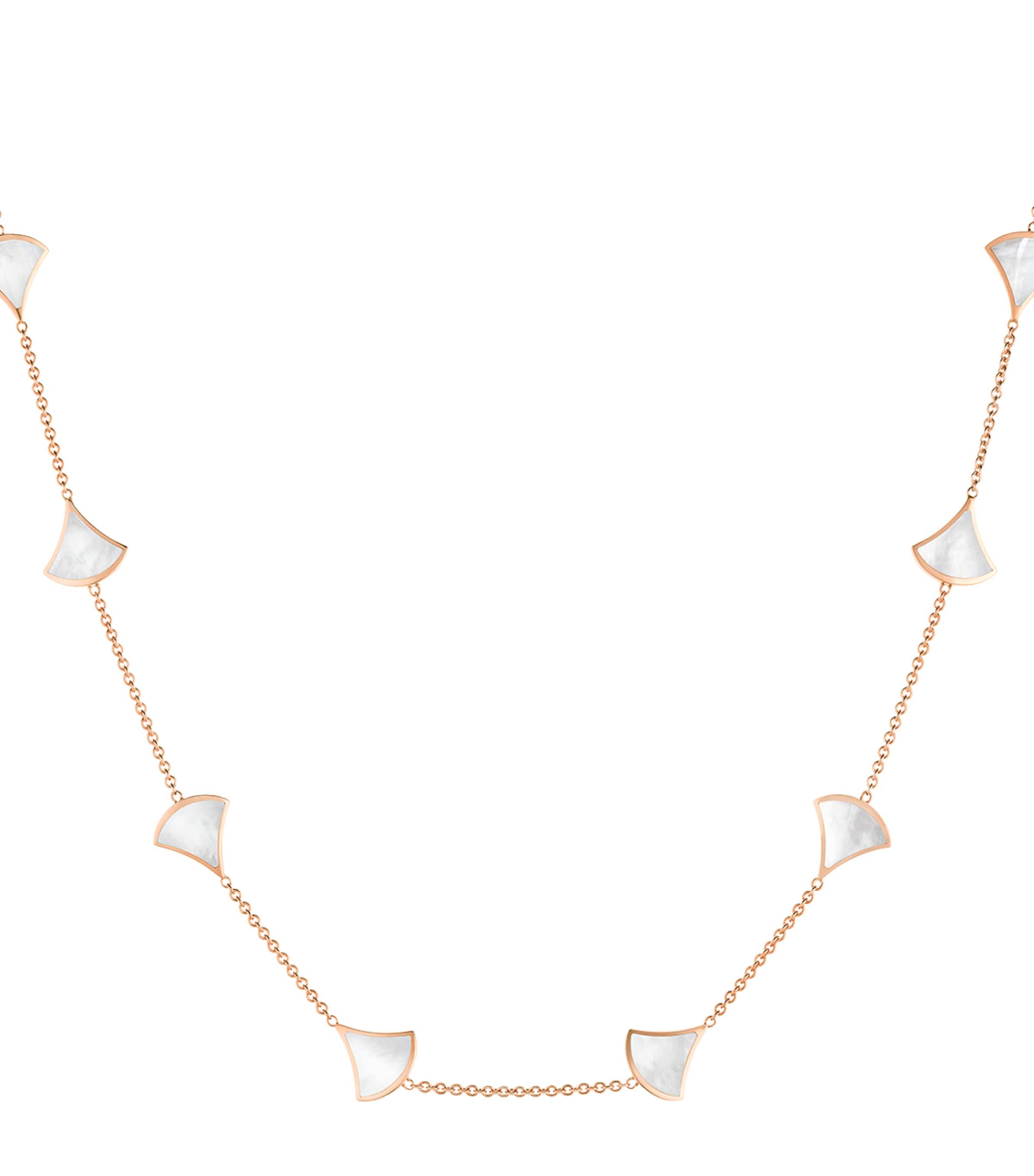 Bvlgari Rose Gold and Mother-of-Pearl Divas’ Dream Necklace Rose Gold Image 1