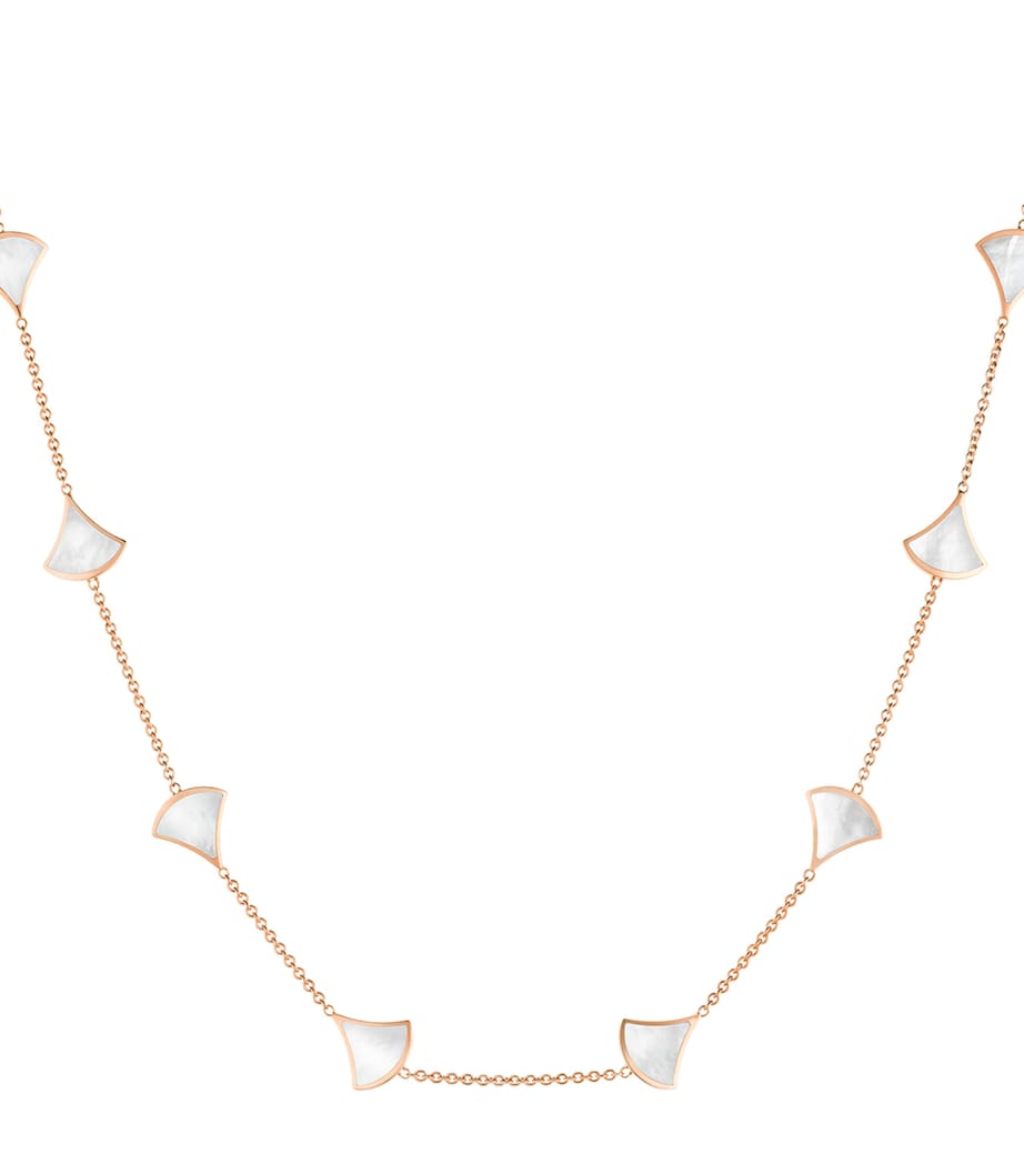 Bvlgari Rose Gold and Mother-of-Pearl Divas’ Dream Necklace Rose Gold Image 1