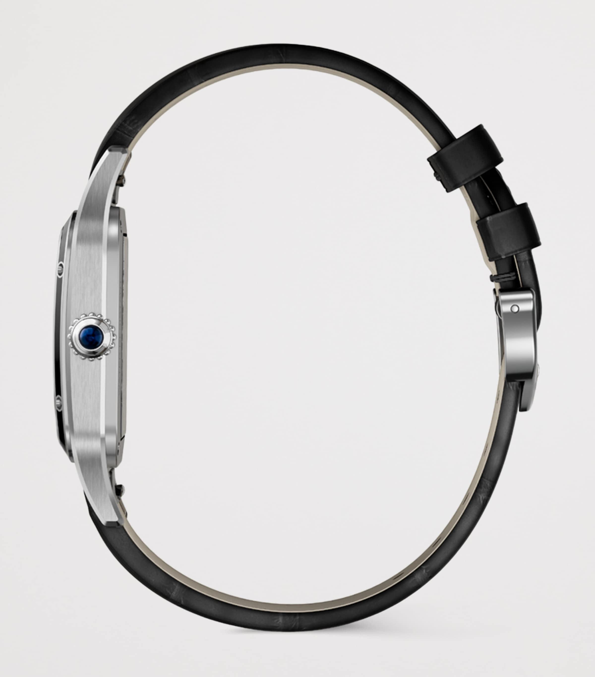 Large Steel Santos-Dumont Skeleton Watch 43.5mm STEEL Image 4