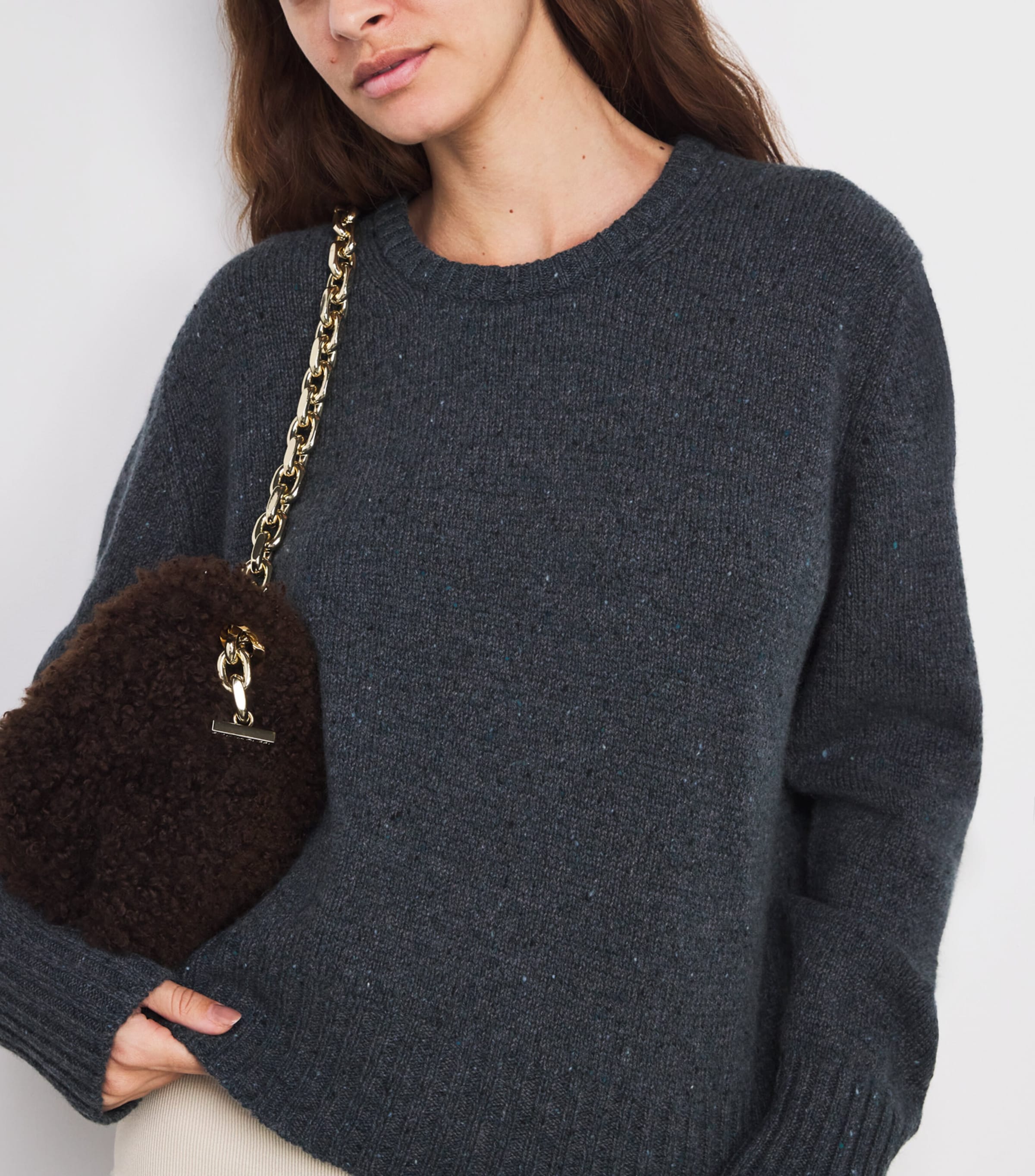 Donegal Cashmere Sweater 006336 STORM DONEGAL Image 6