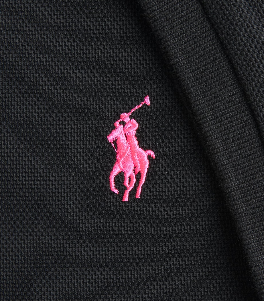 Polo Ralph Lauren Womens Stretch-Cotton Julie Polo Shirt Polo Black Image 6