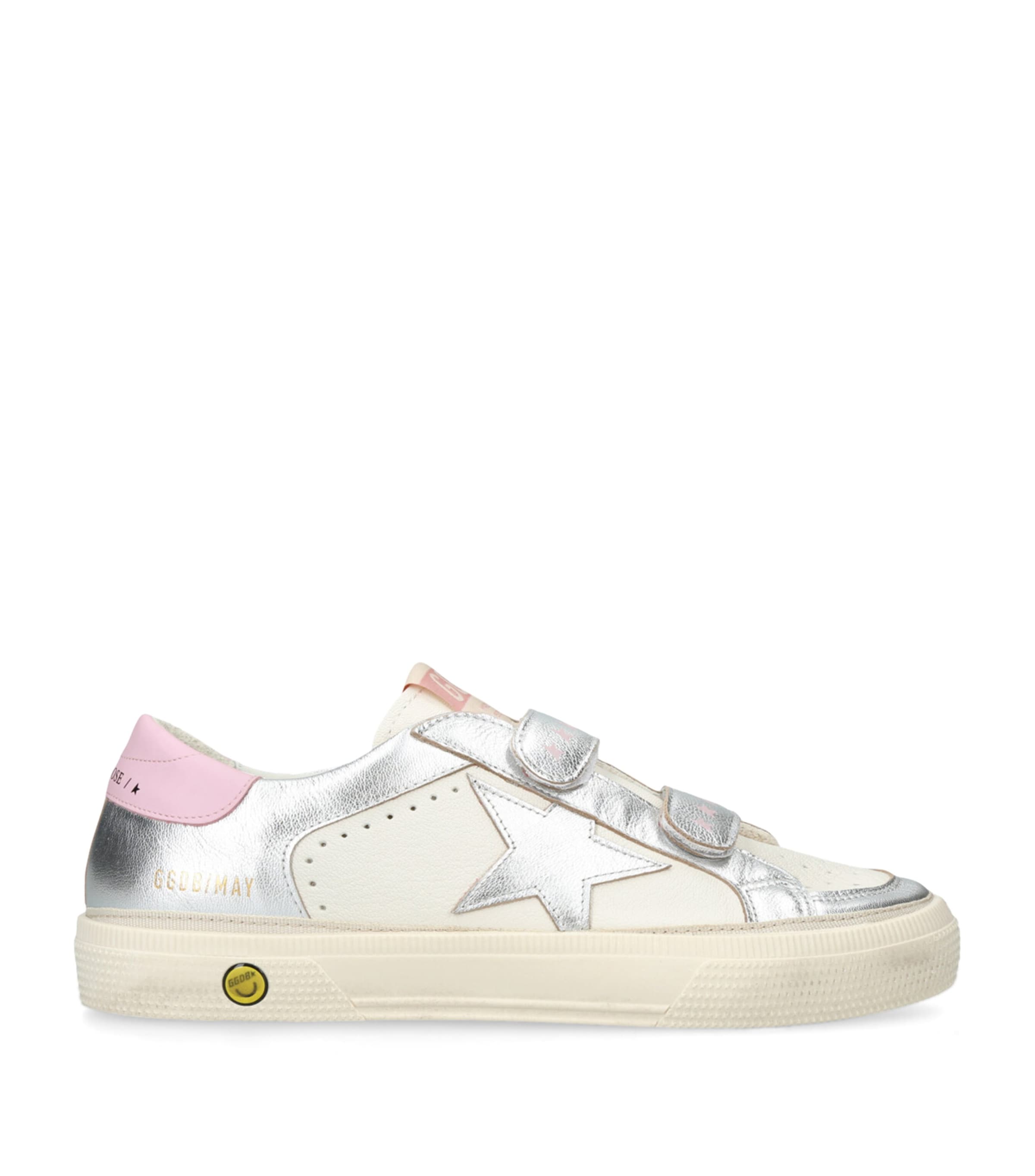 Golden Goose Leather May School Sneakers | Girls Shoes | Trainers | Designers | Golden Goose