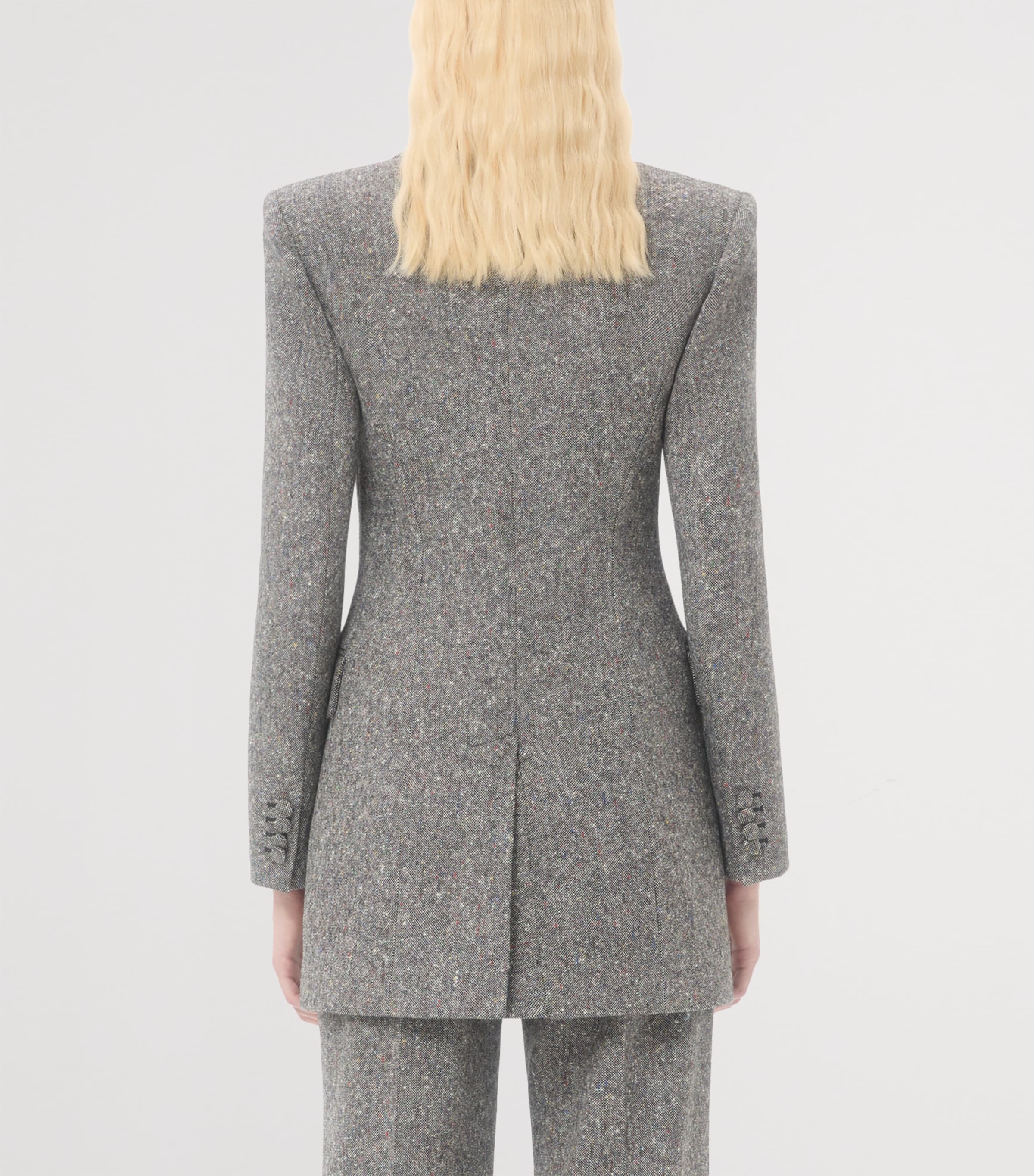 Virgin Wool-Blend Pea Coat 0AN Image 6