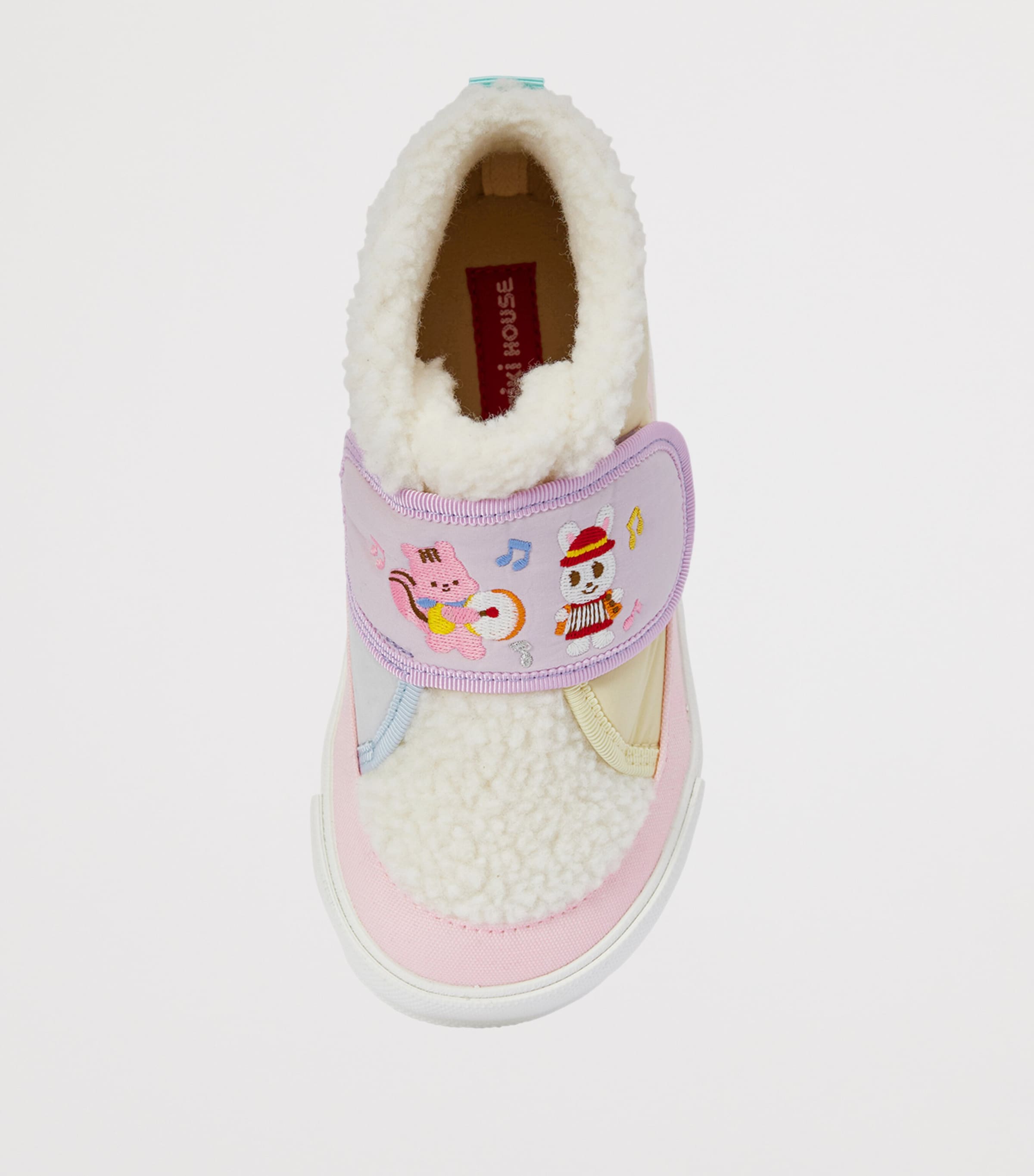 Miki House Embroidered Velcro Sneakers Image 8