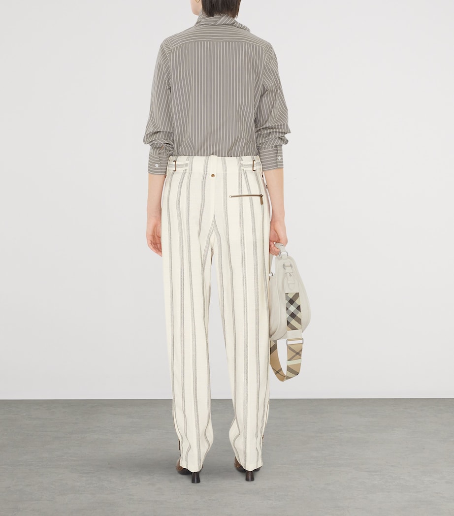 Cotton Scarf Shirt PALMA IP STRIPE Image 4