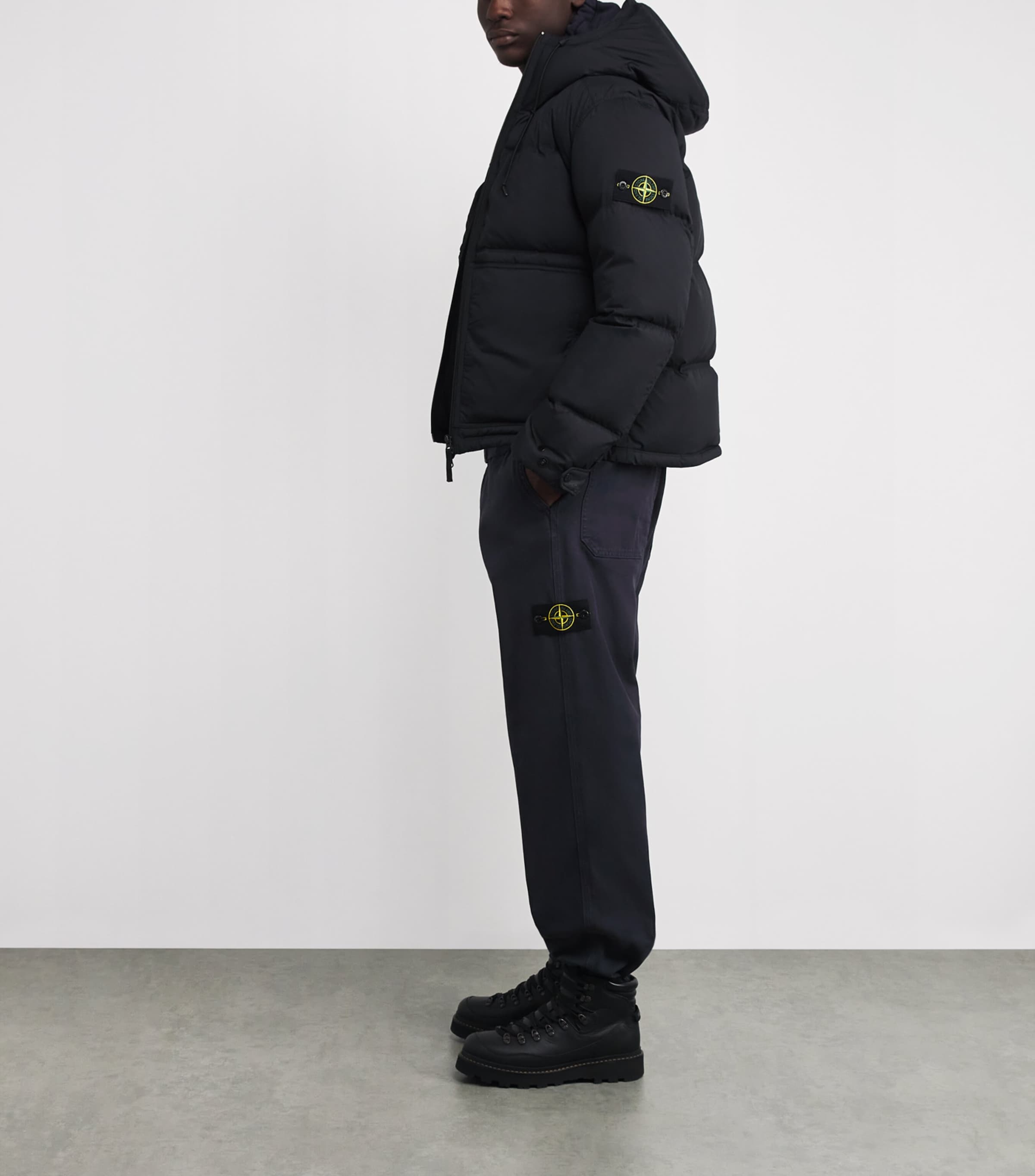 Cotton Compass Straight Trousers V0126 Image 2