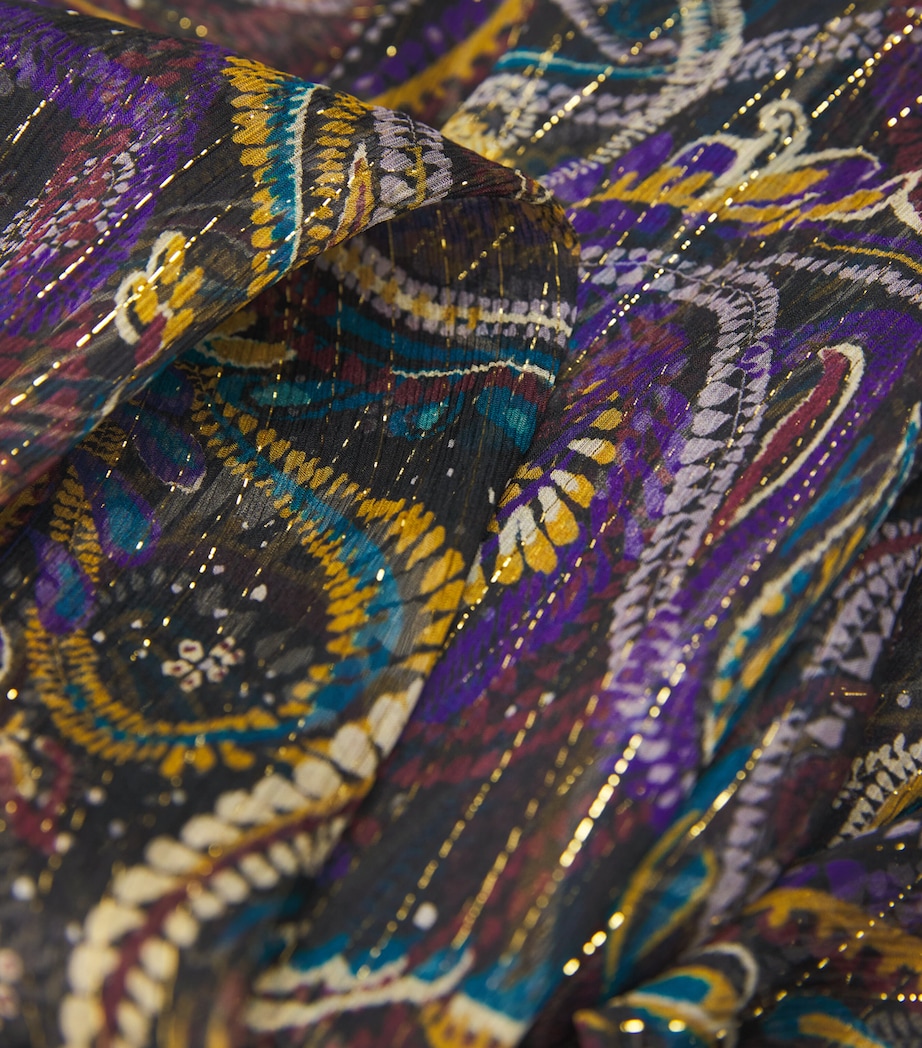 Etro Womens Silk Paisley Blouse Image 6