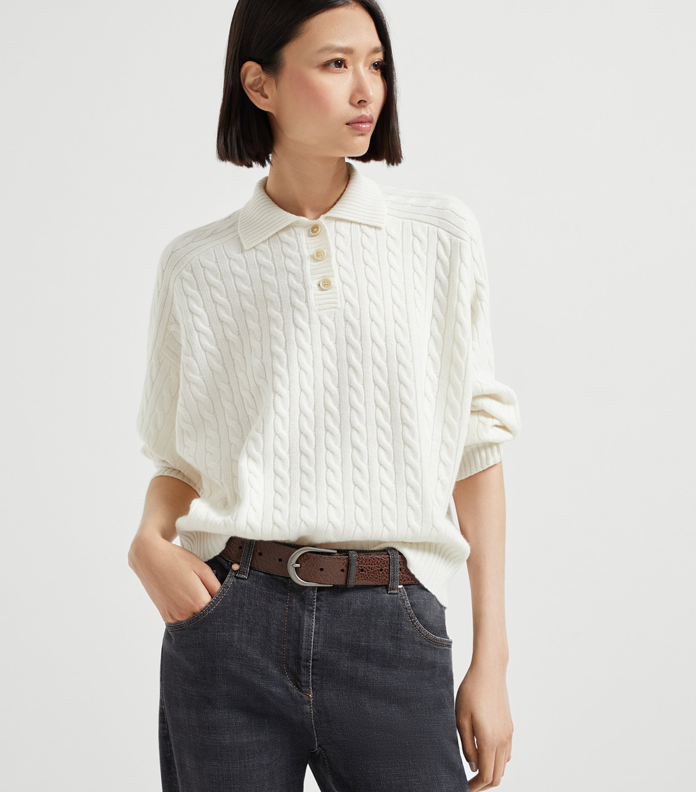 Hammered Calfskin Belt C7891 Image 3