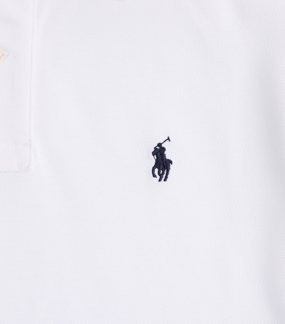 Ralph Lauren Kids Custom Fit Polo Shirt (4-7 Years) White Image 3