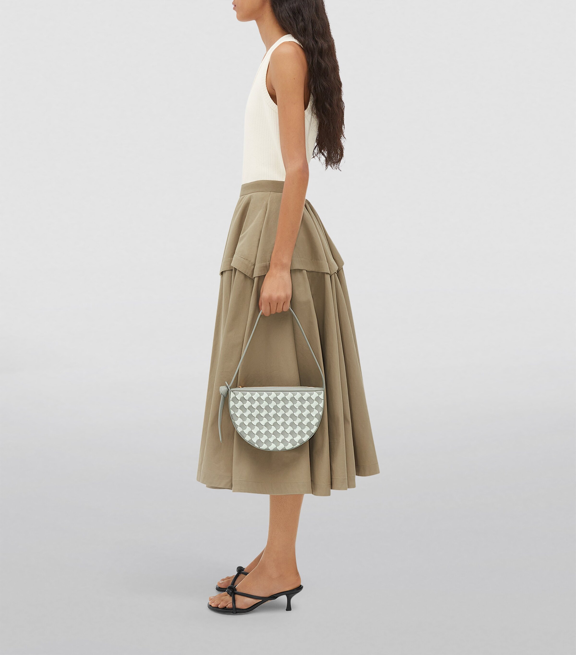 【関税&送料込み】Bottega Veneta Mini Sunrise Shoulder Bag Bottega Veneta Mini Sunrise Shoulder Bag | Harrods US